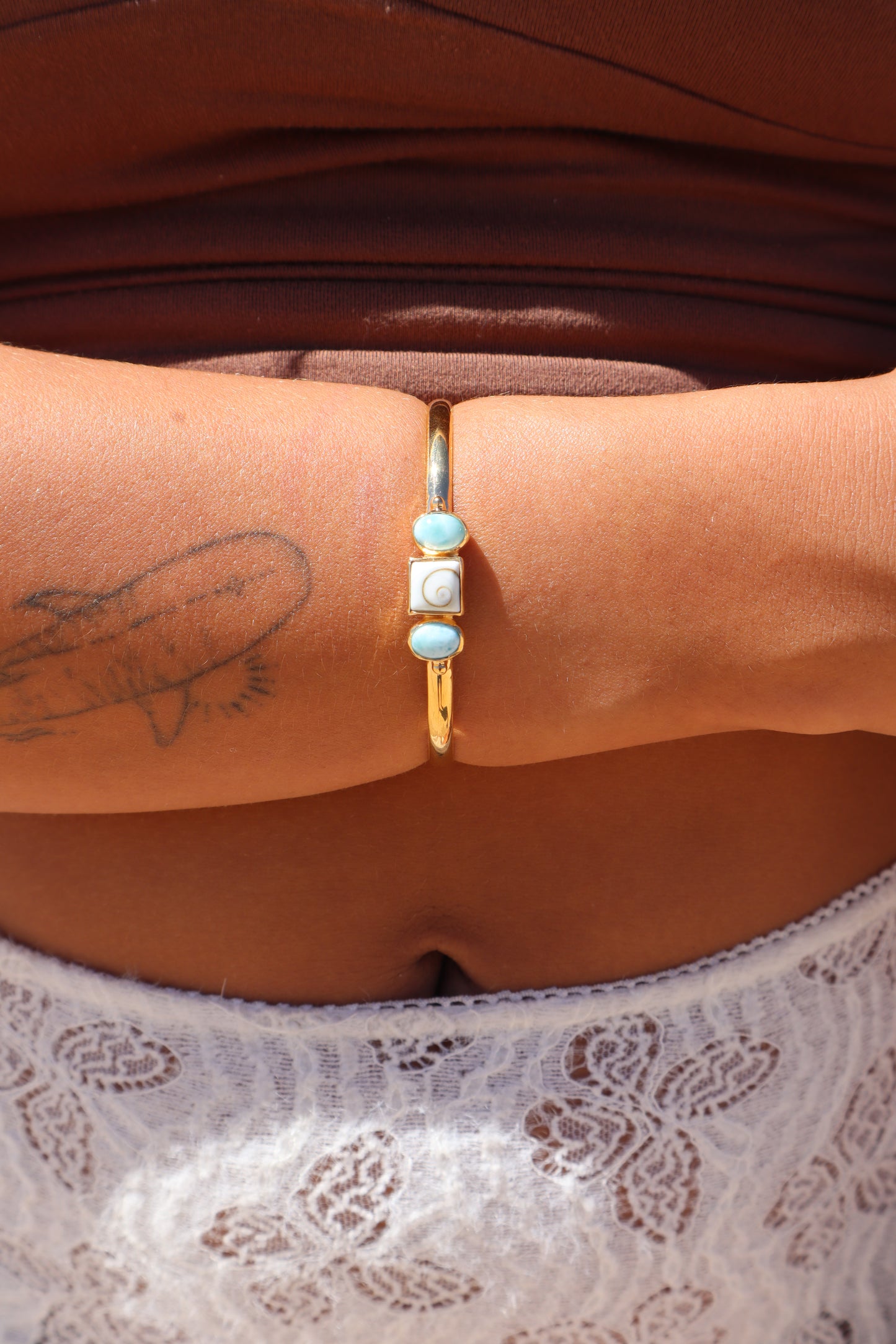Larimar Reef Cuff
