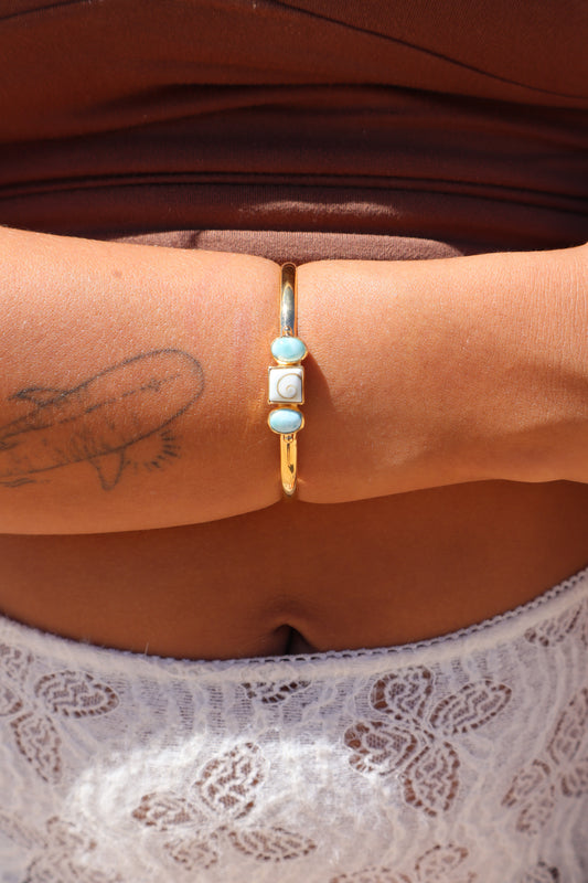 Larimar Reef Cuff