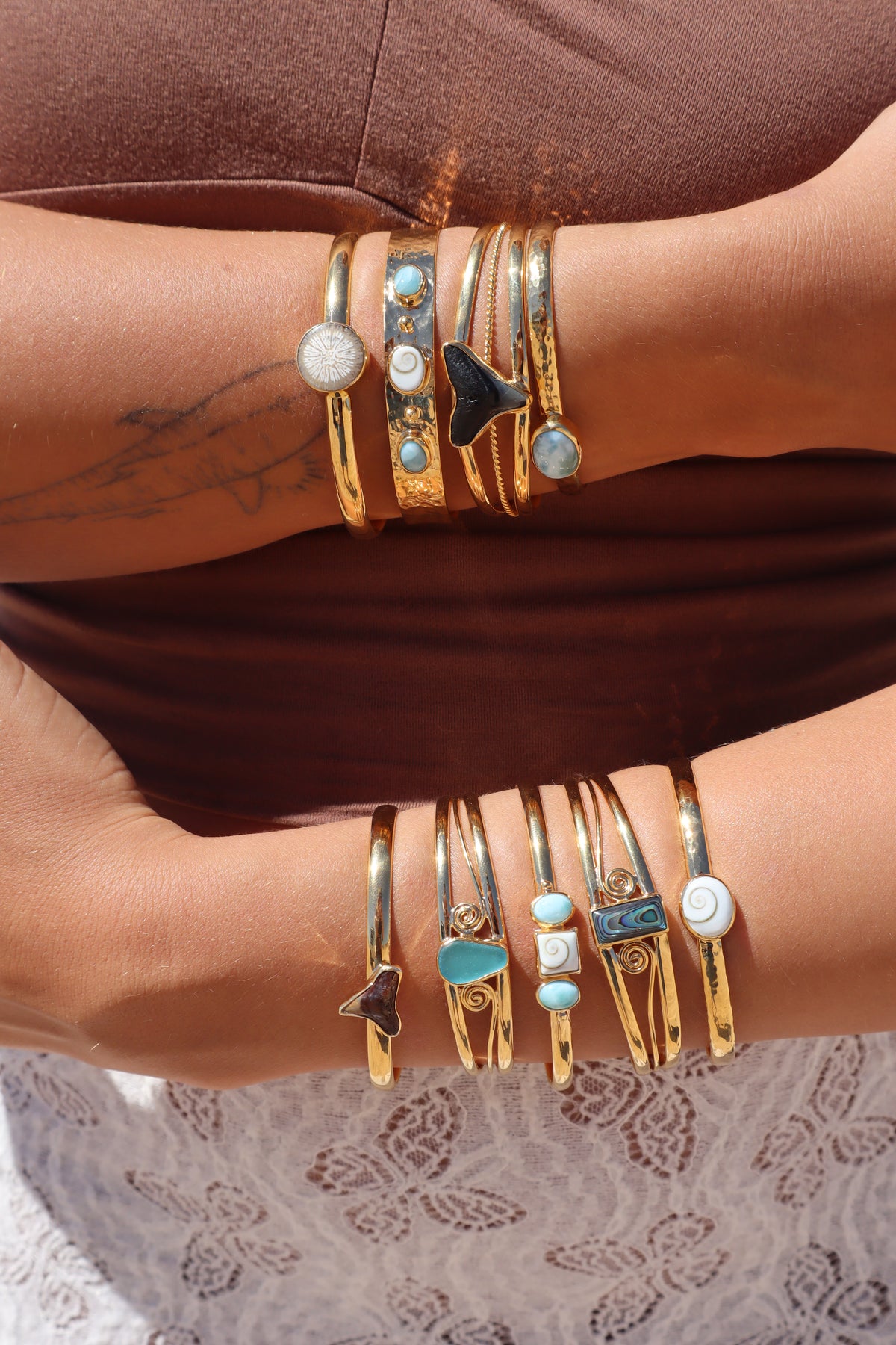 Spiral Abalone Tidal Cuff