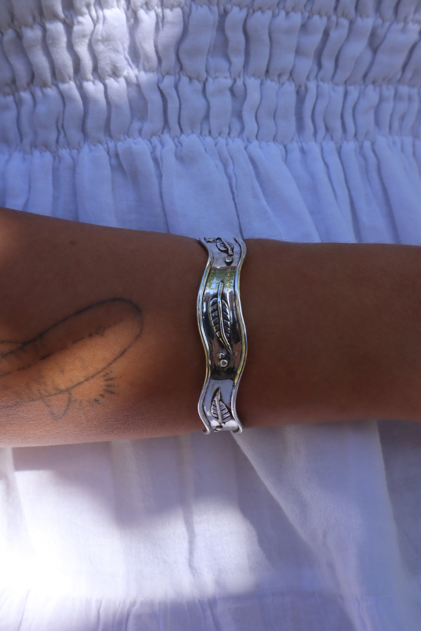 Wavy Leaf Cuff