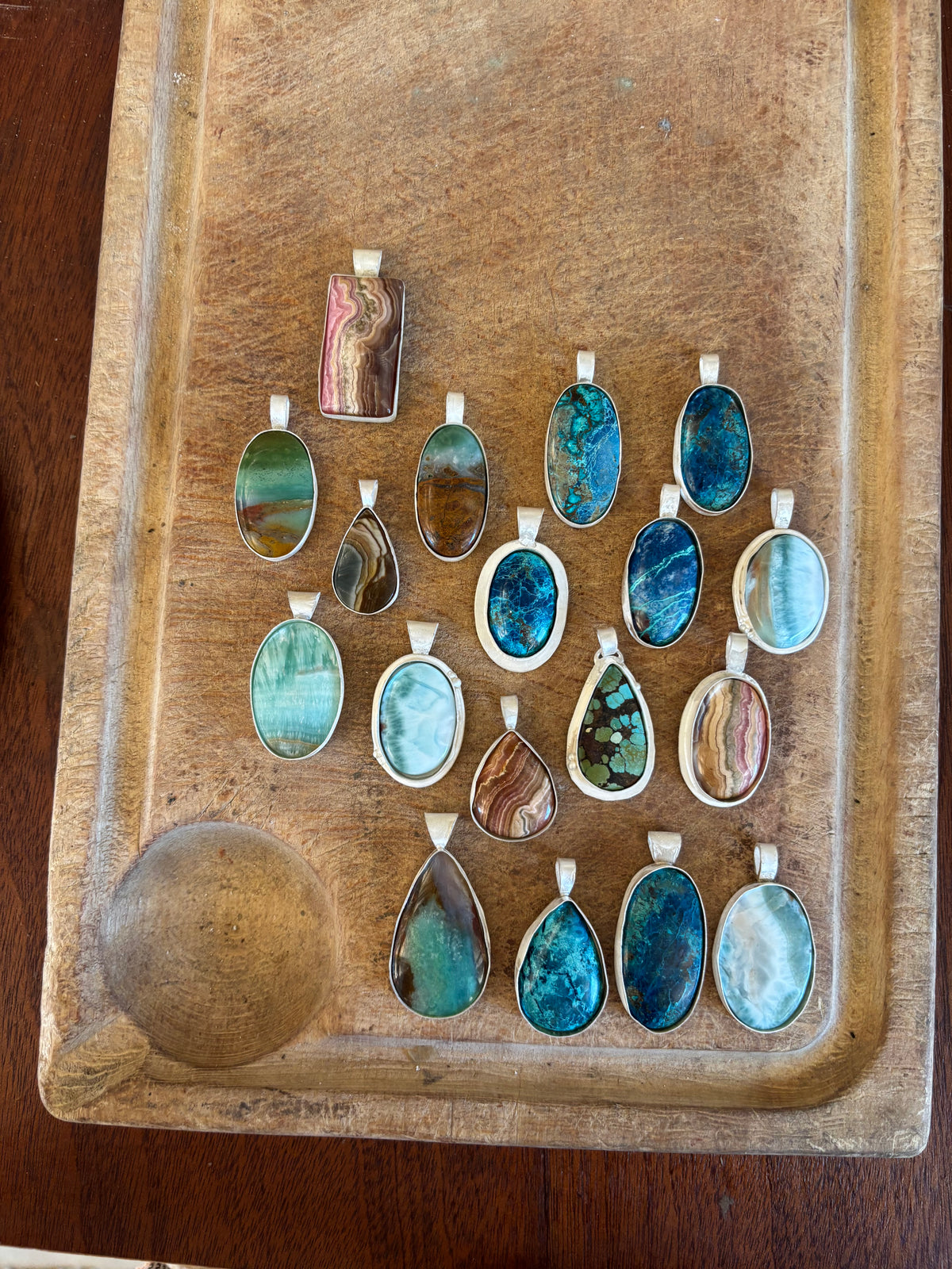 Polychrome Jasper Pendant
