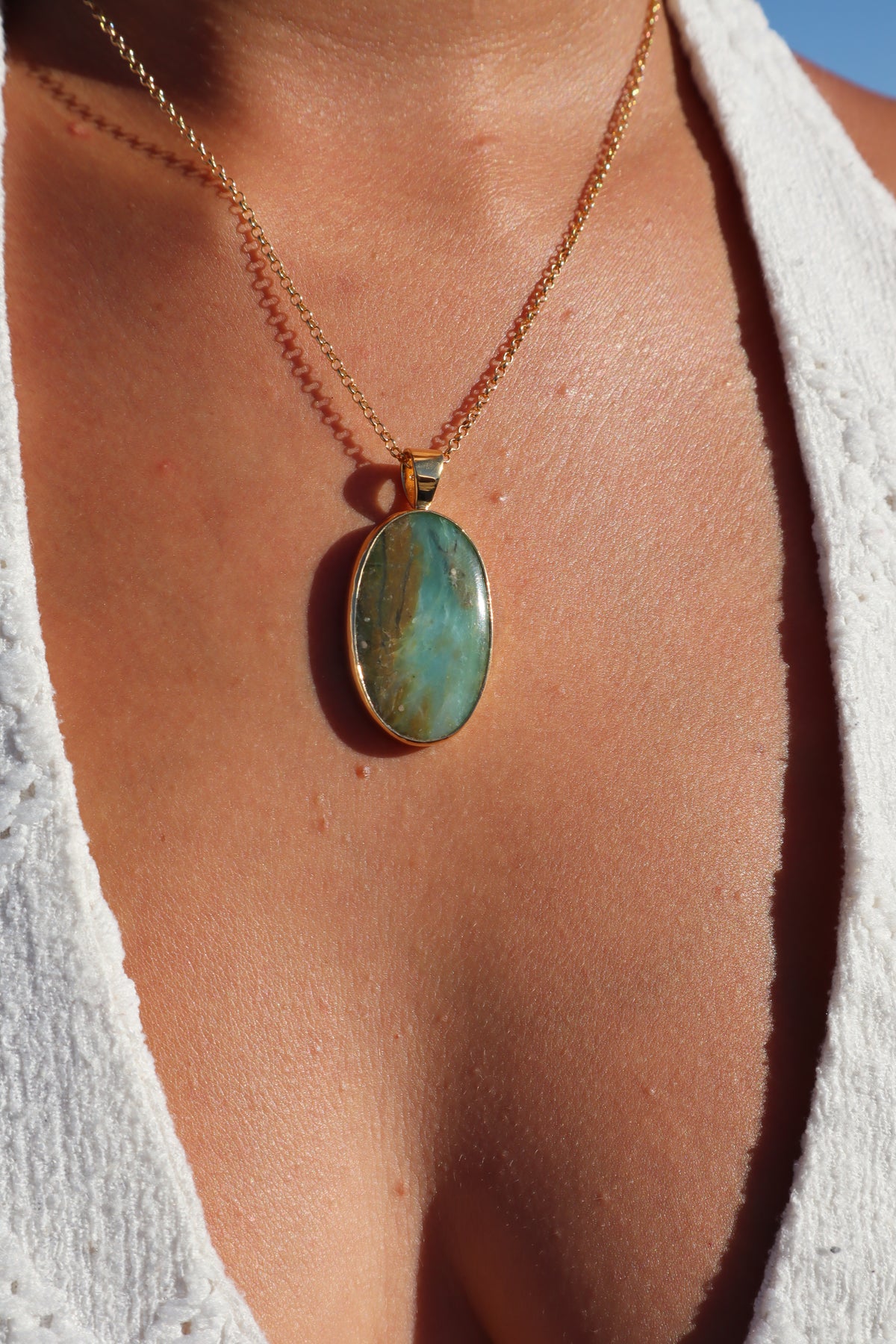 Peruvian Opal Pendant