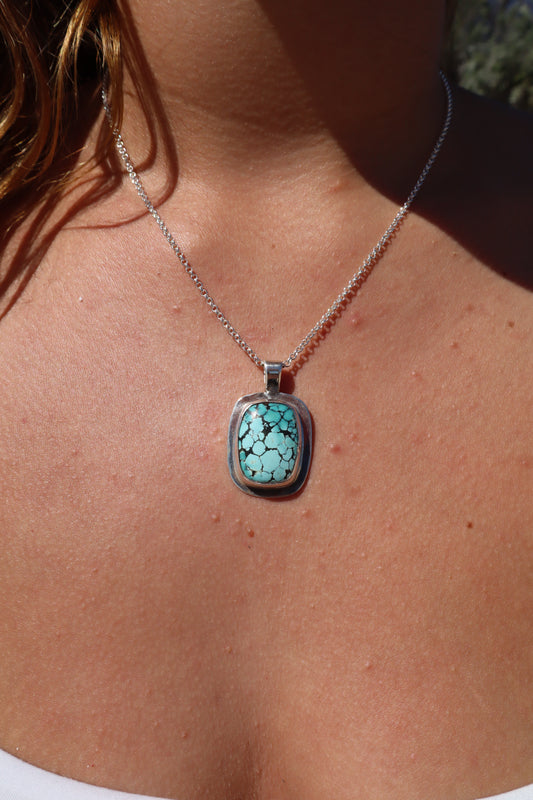 Turquoise Frame Pendant