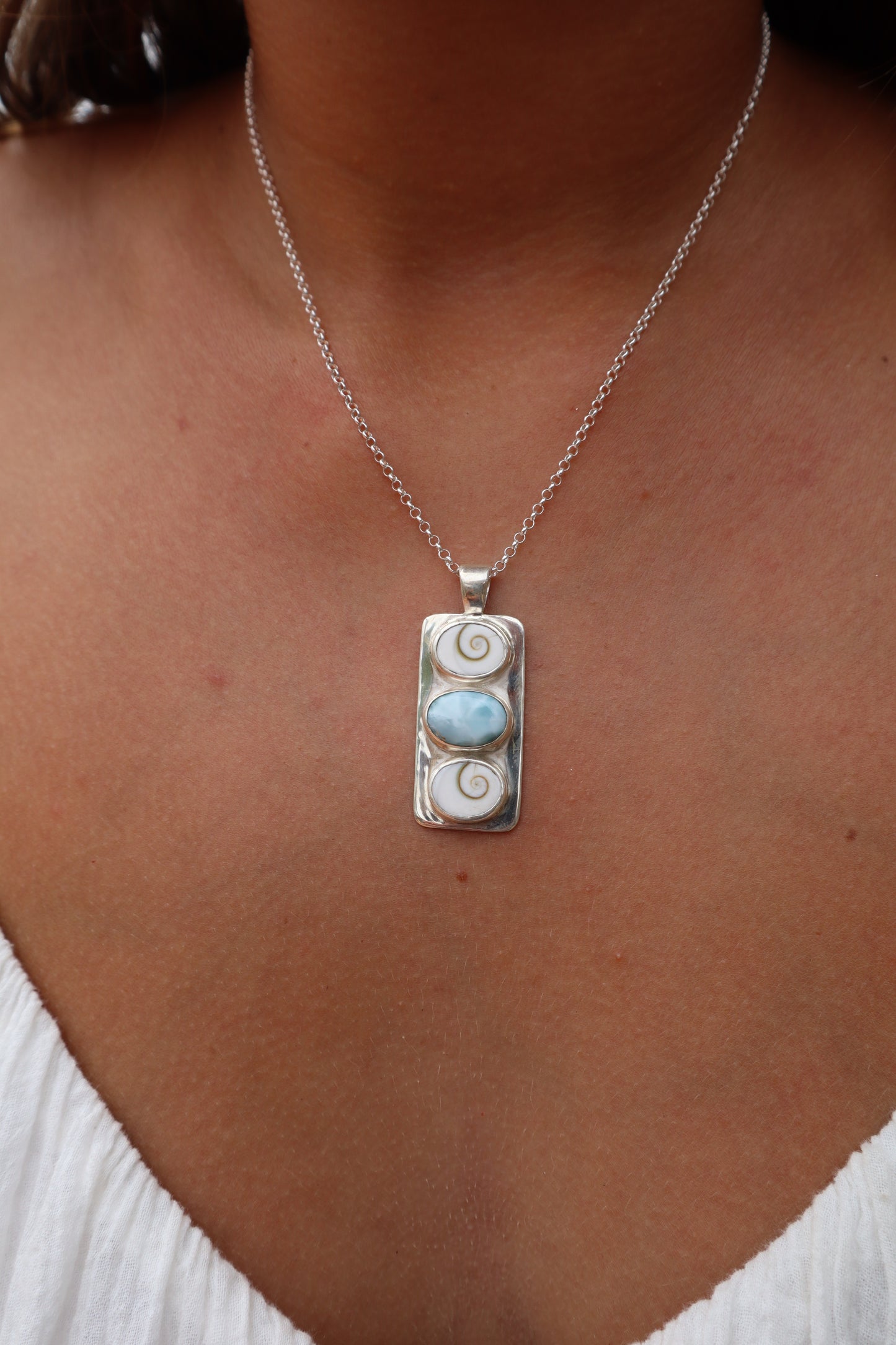 Larimar Sea Stack Pendant