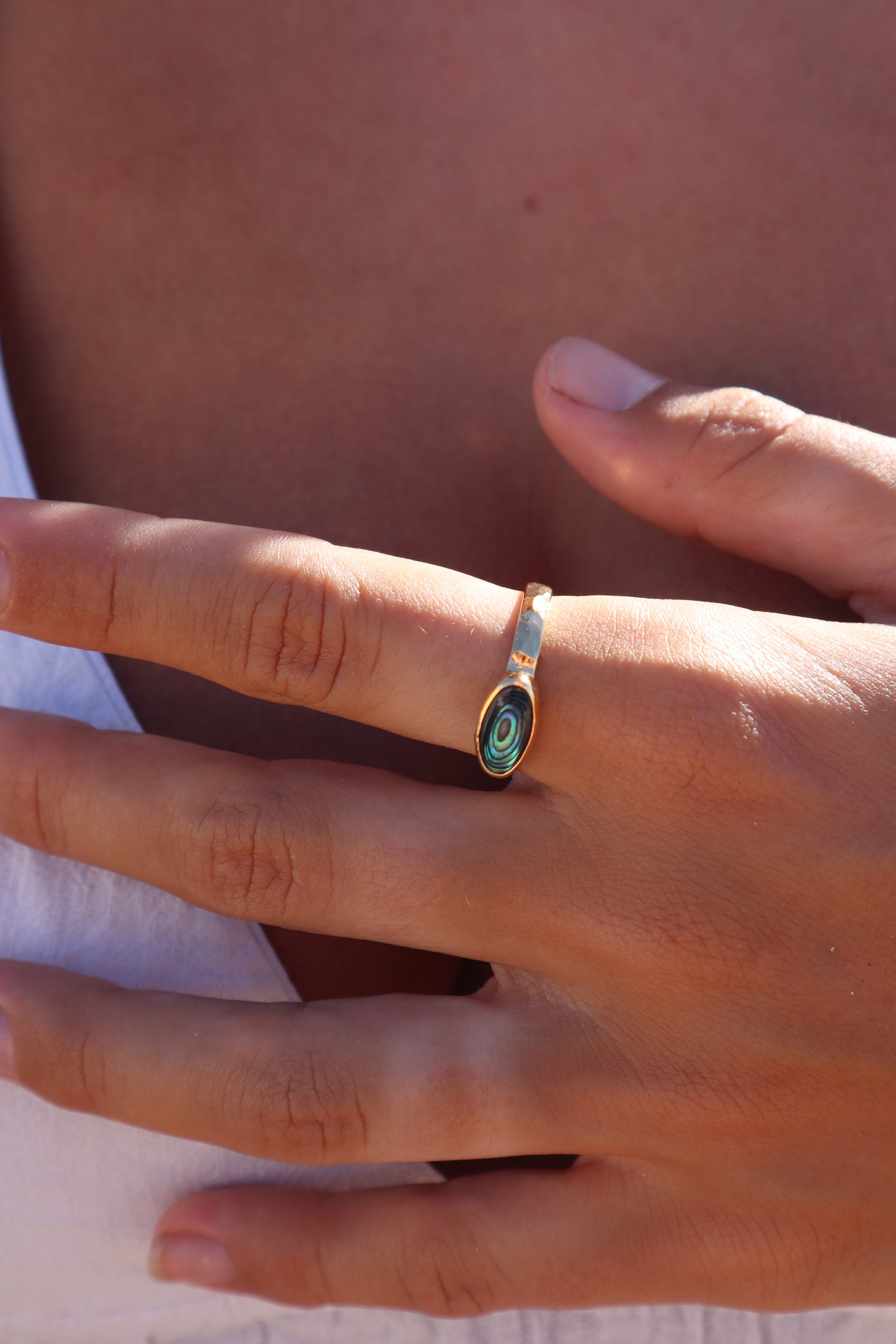 Abalone Ring 10