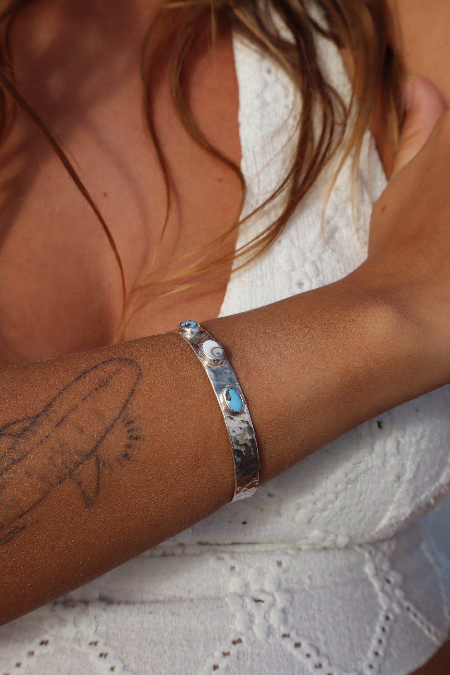 Turquoise x Operculum Marella Cuff