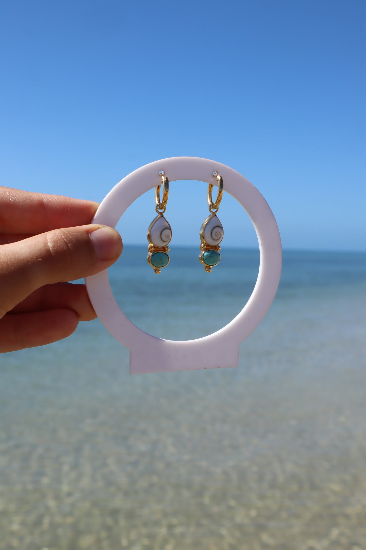 Larimar x Operculum Hoops