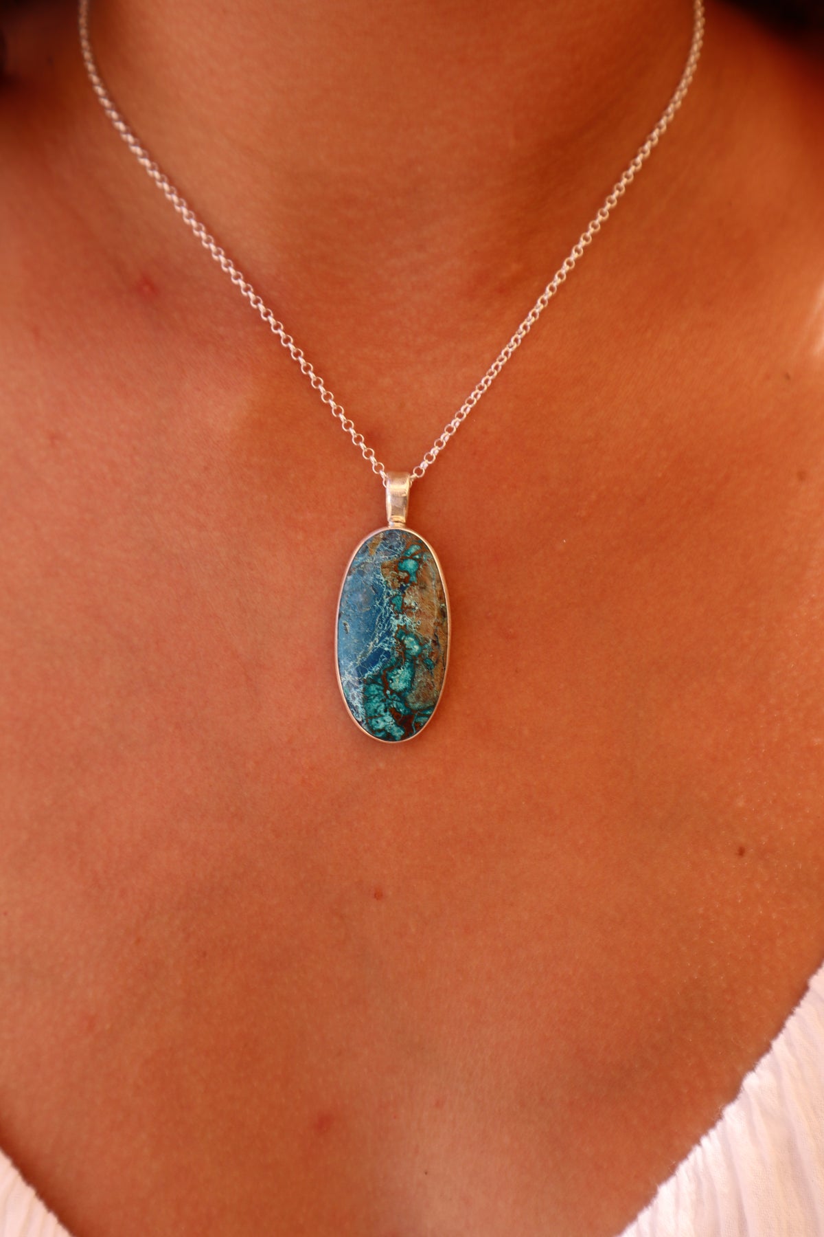 Shattuckite Whaleshark Pendant