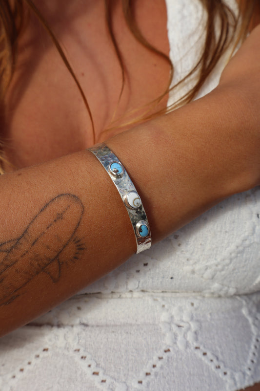 Turquoise x Operculum Marella Cuff