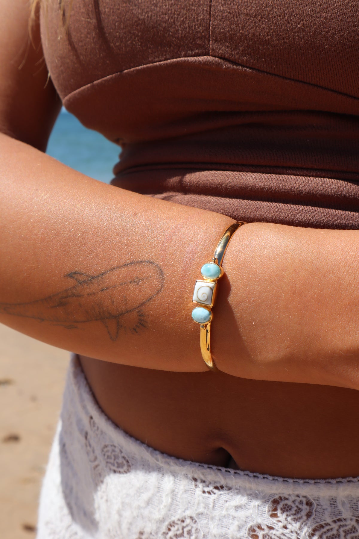 Larimar Reef Cuff