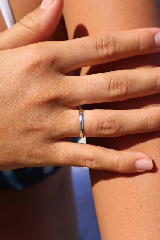 Dainty Silver Stacker Ring M 1/2 - 6 1/2