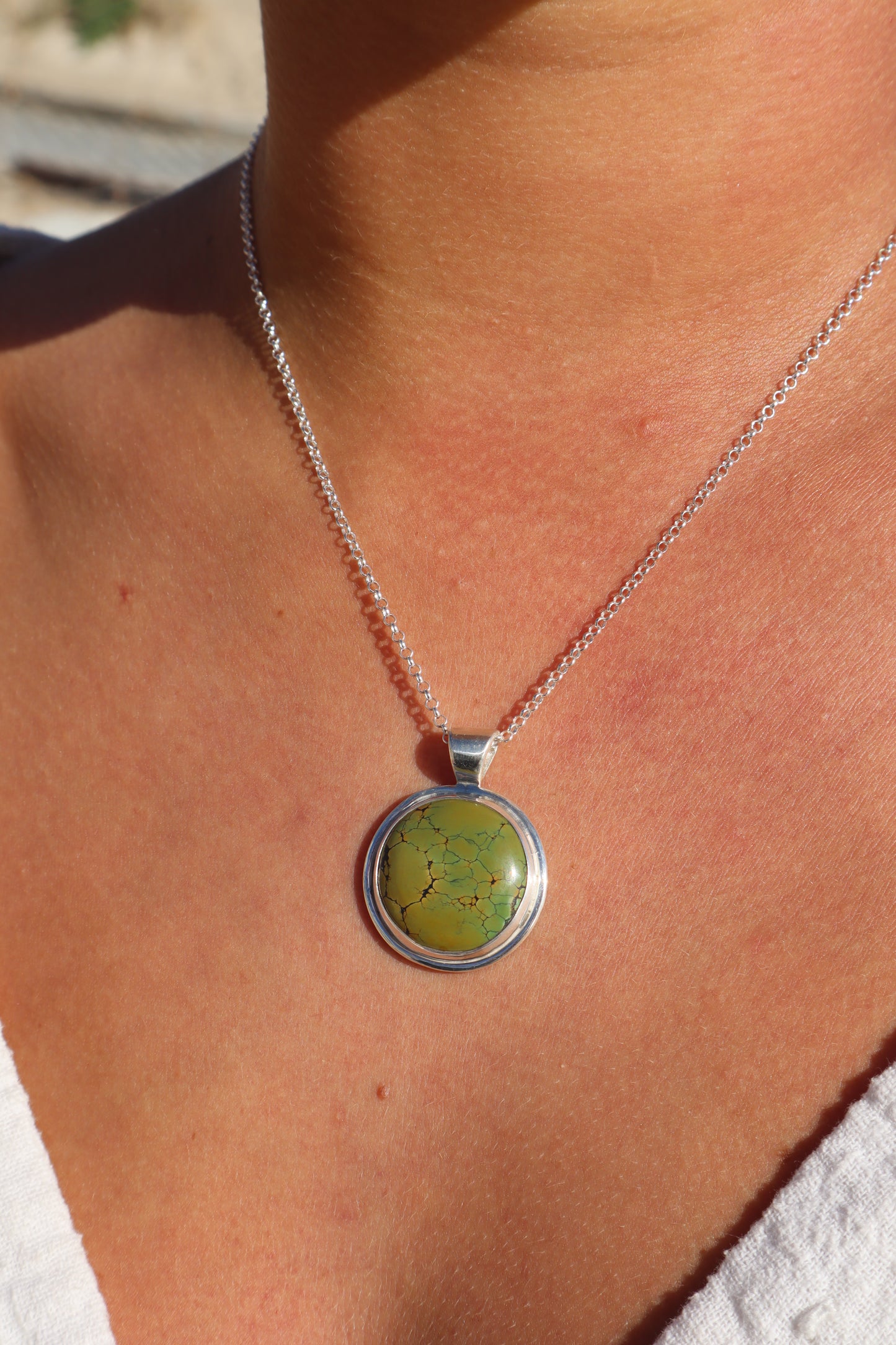 Green Turquoise Pendant