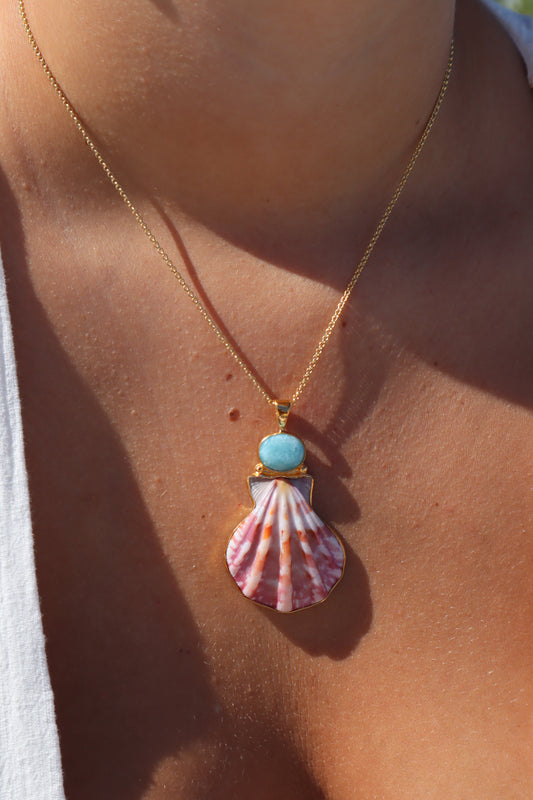 Blush Sea Fan Pendant