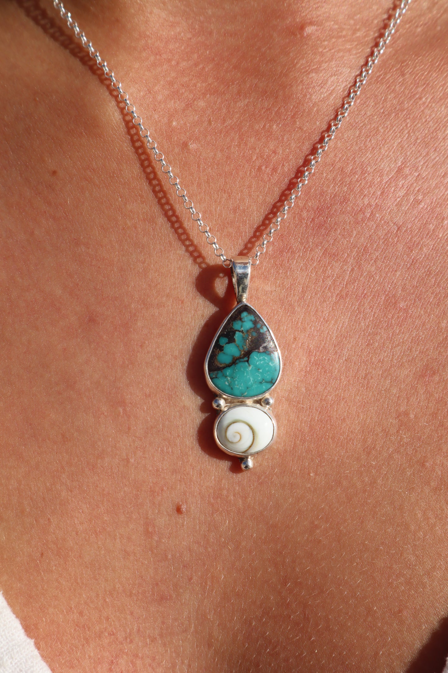 Turquoise x Operculum Pendant