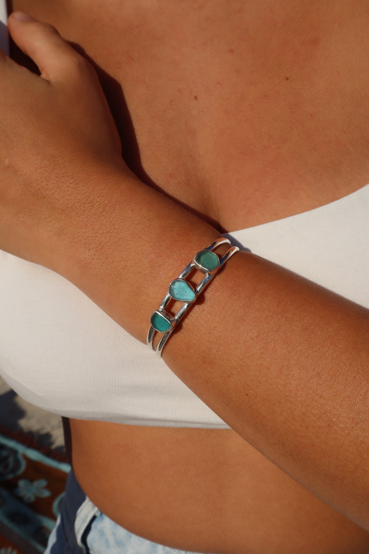 Seaglass Tidal Cuff
