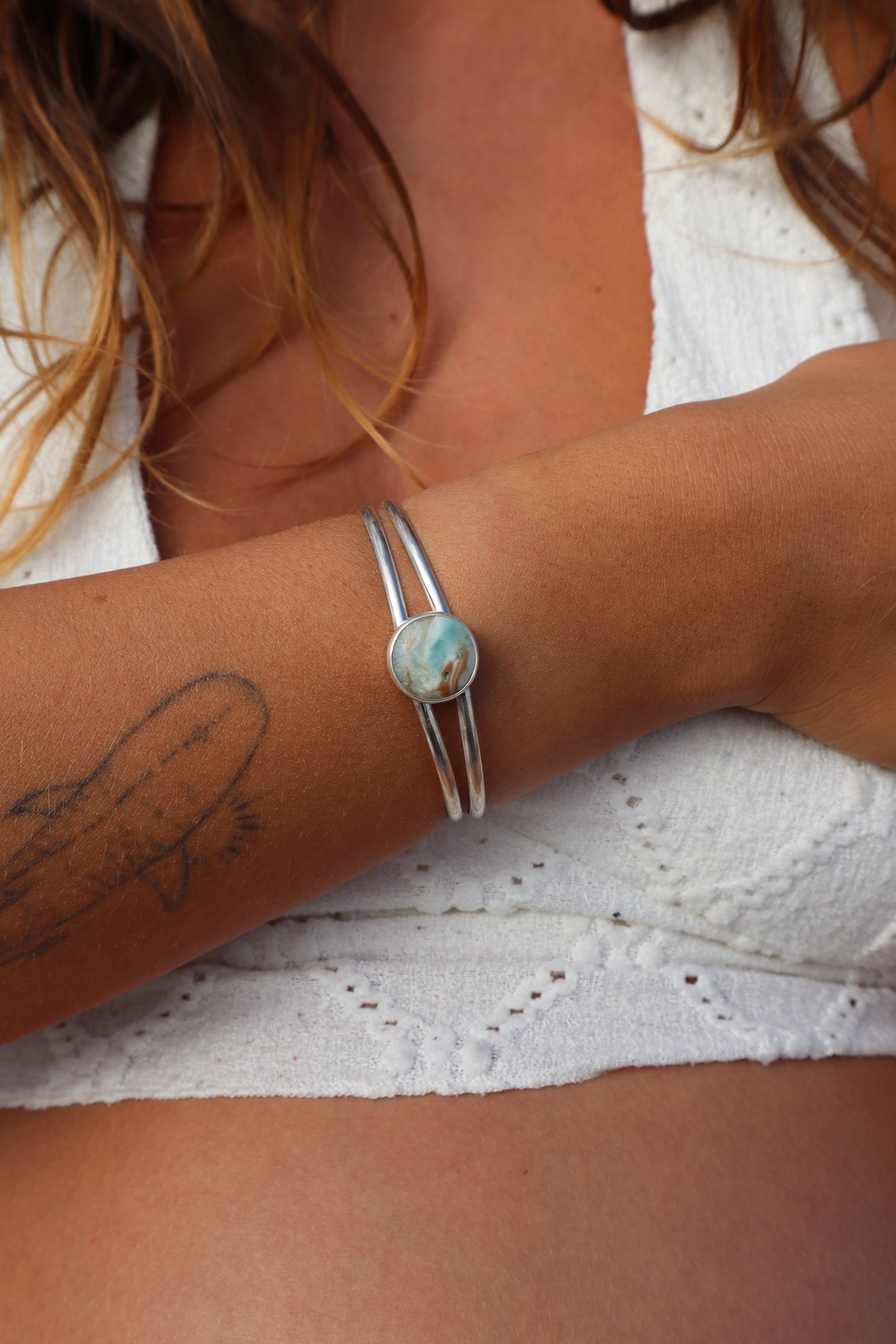 Carribean Calcite Tidal Cuff