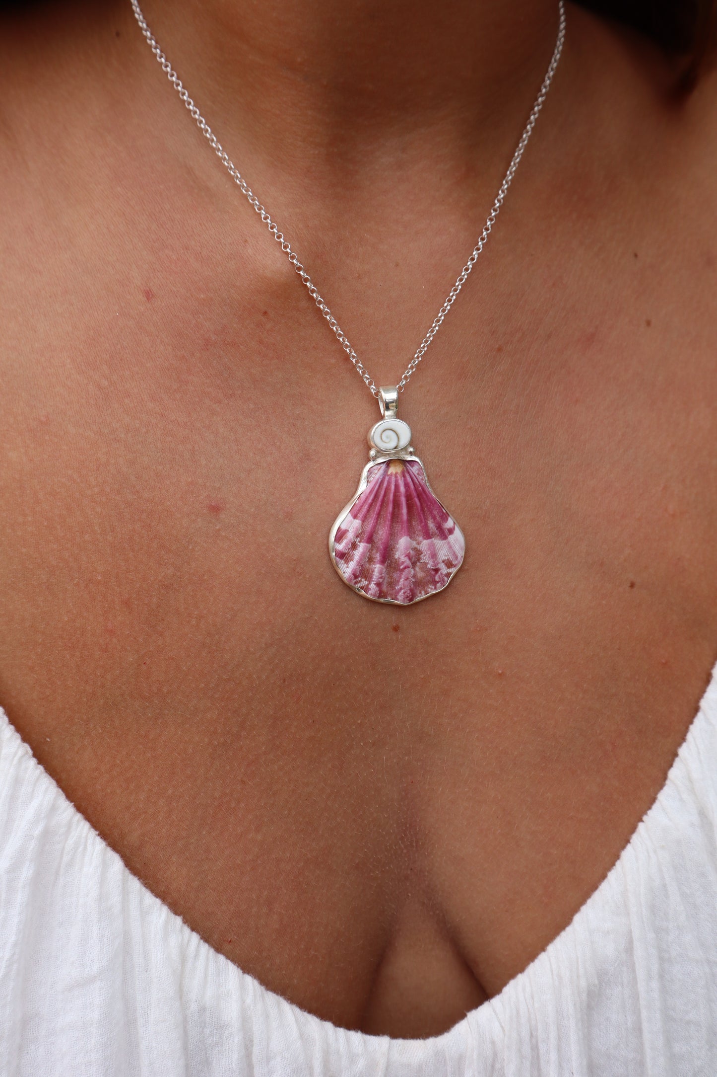 Operculum Sea Fan Pendant