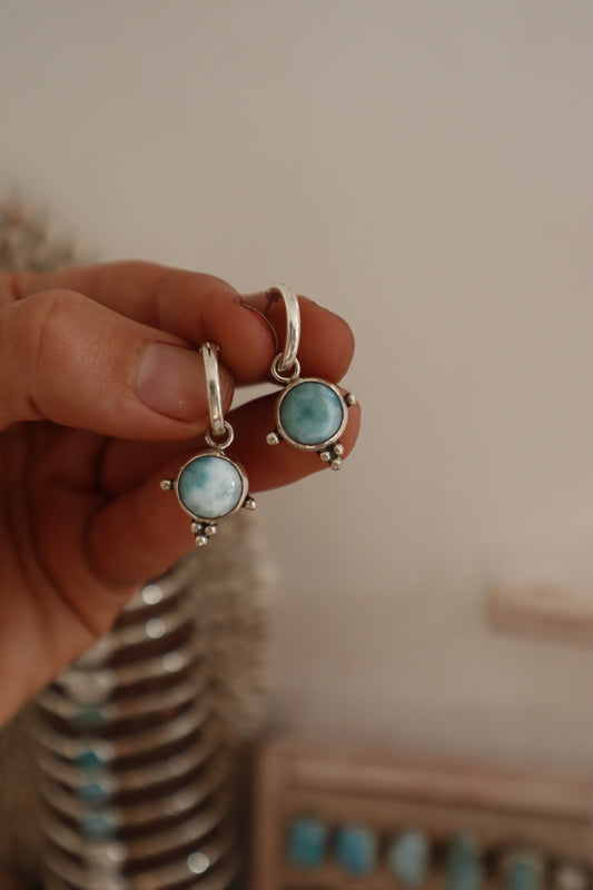 Larimar Hoops