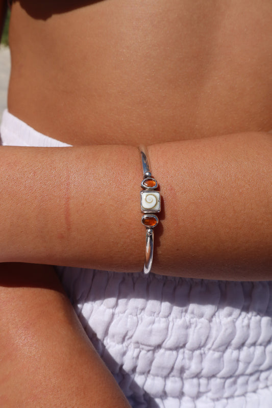 Orange kyanite Reef Cuff
