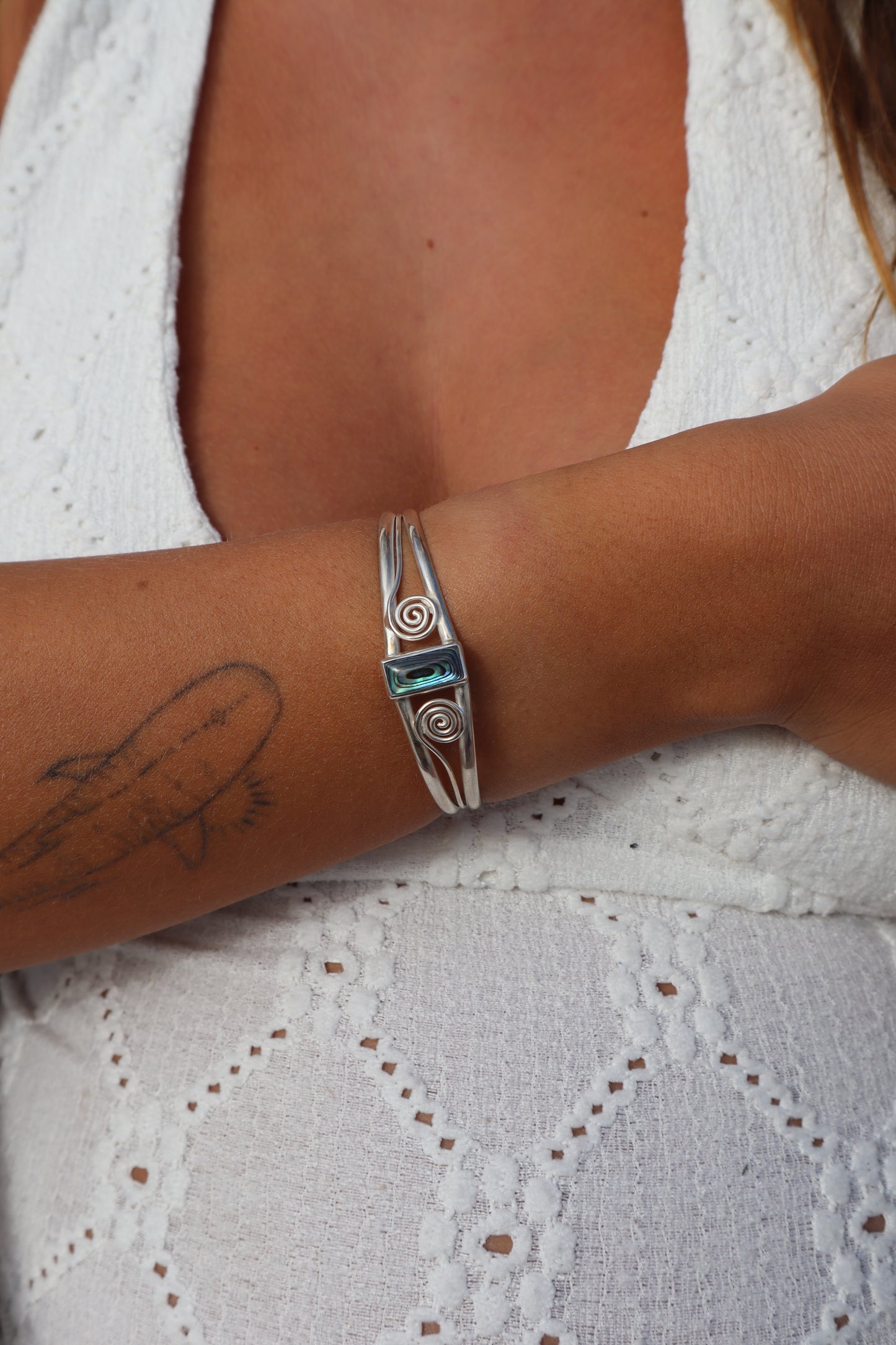 Spiral Abalone Tidal Cuff