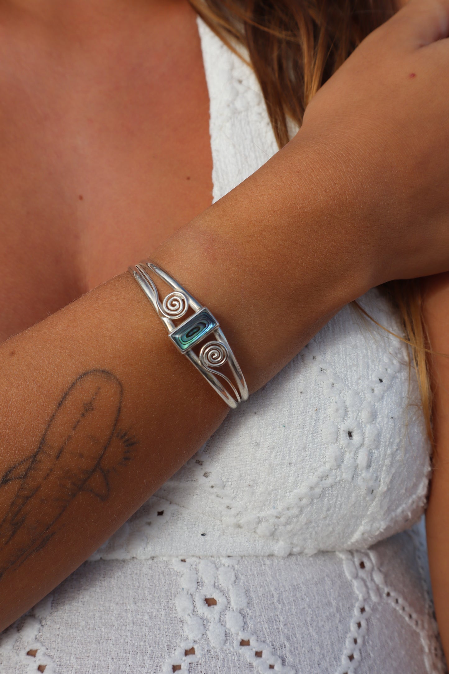 Spiral Abalone Tidal Cuff