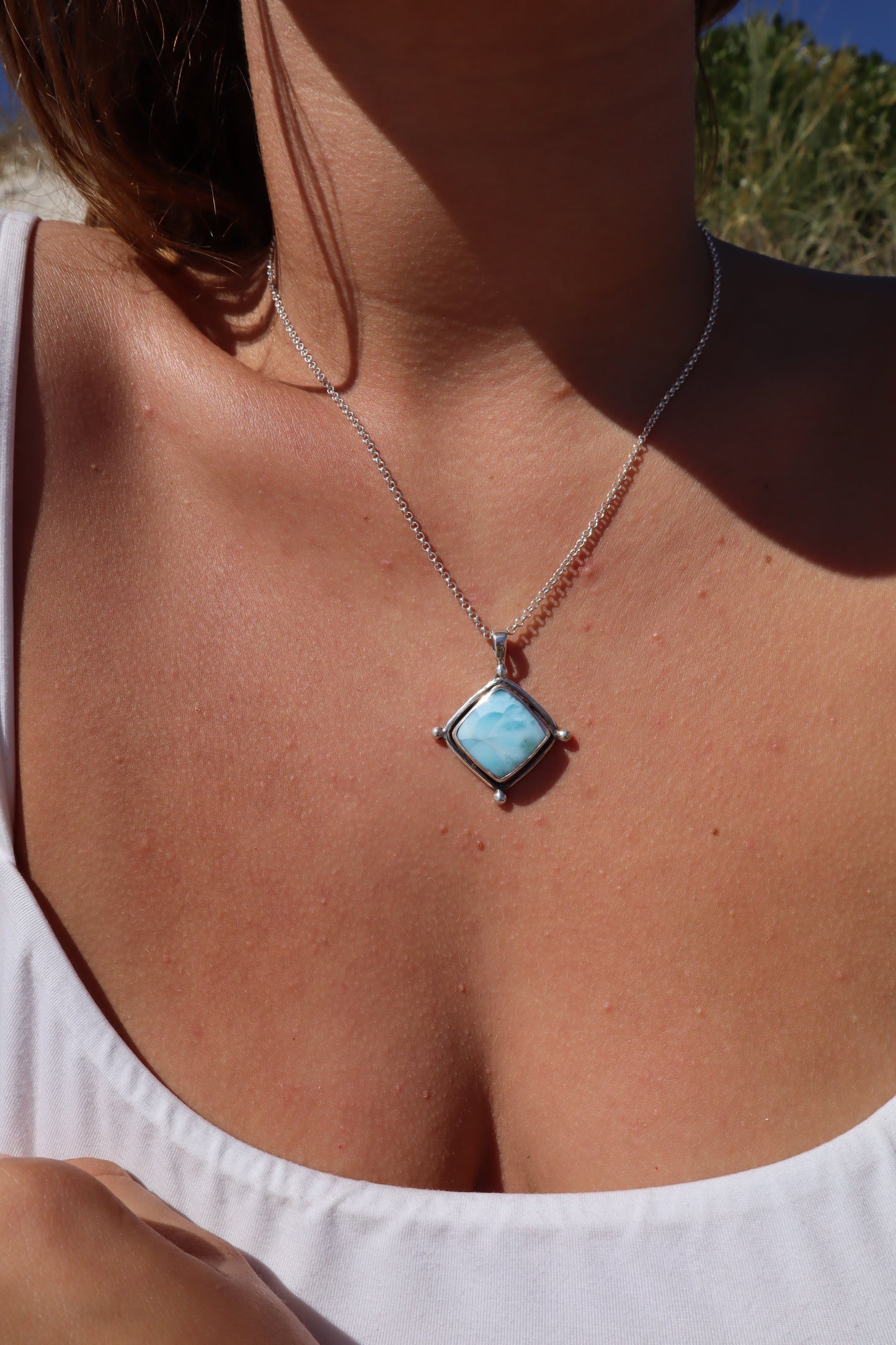 Larimar Pendant