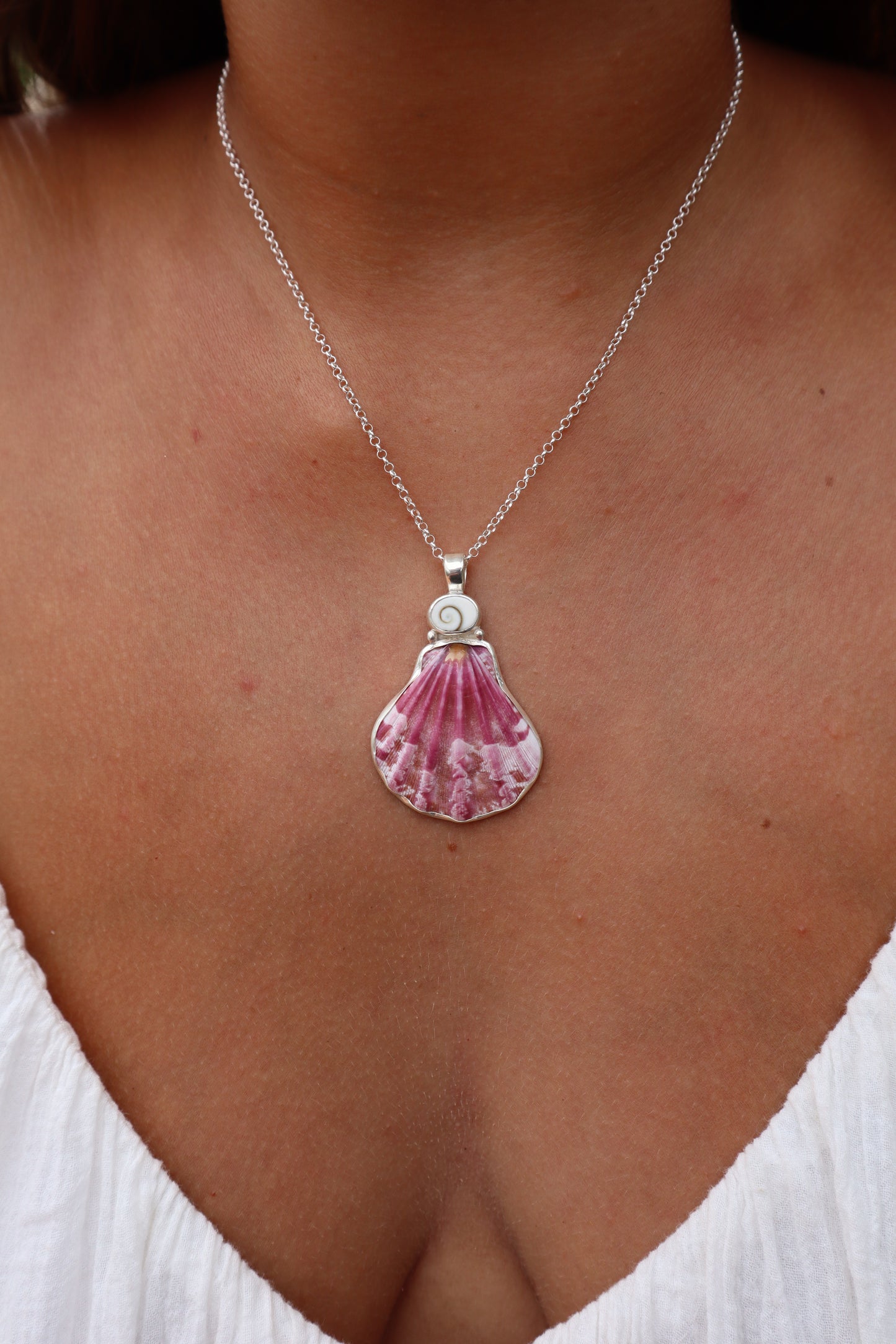 Operculum Sea Fan Pendant