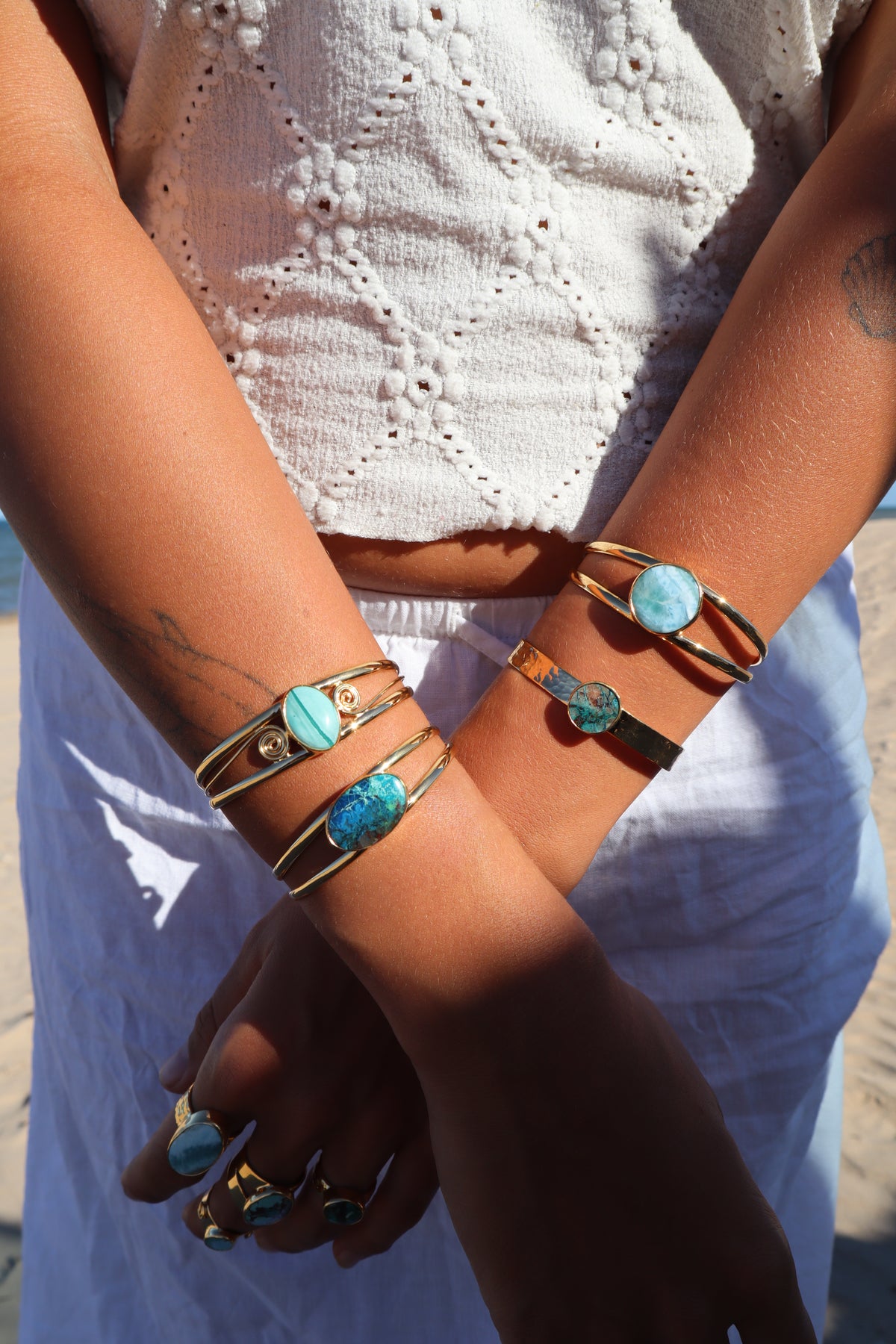 Larimar Tidal Cuff