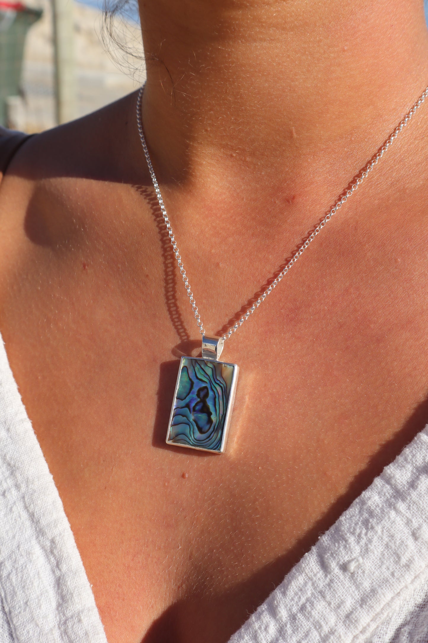 Chunky Abalone Pendant