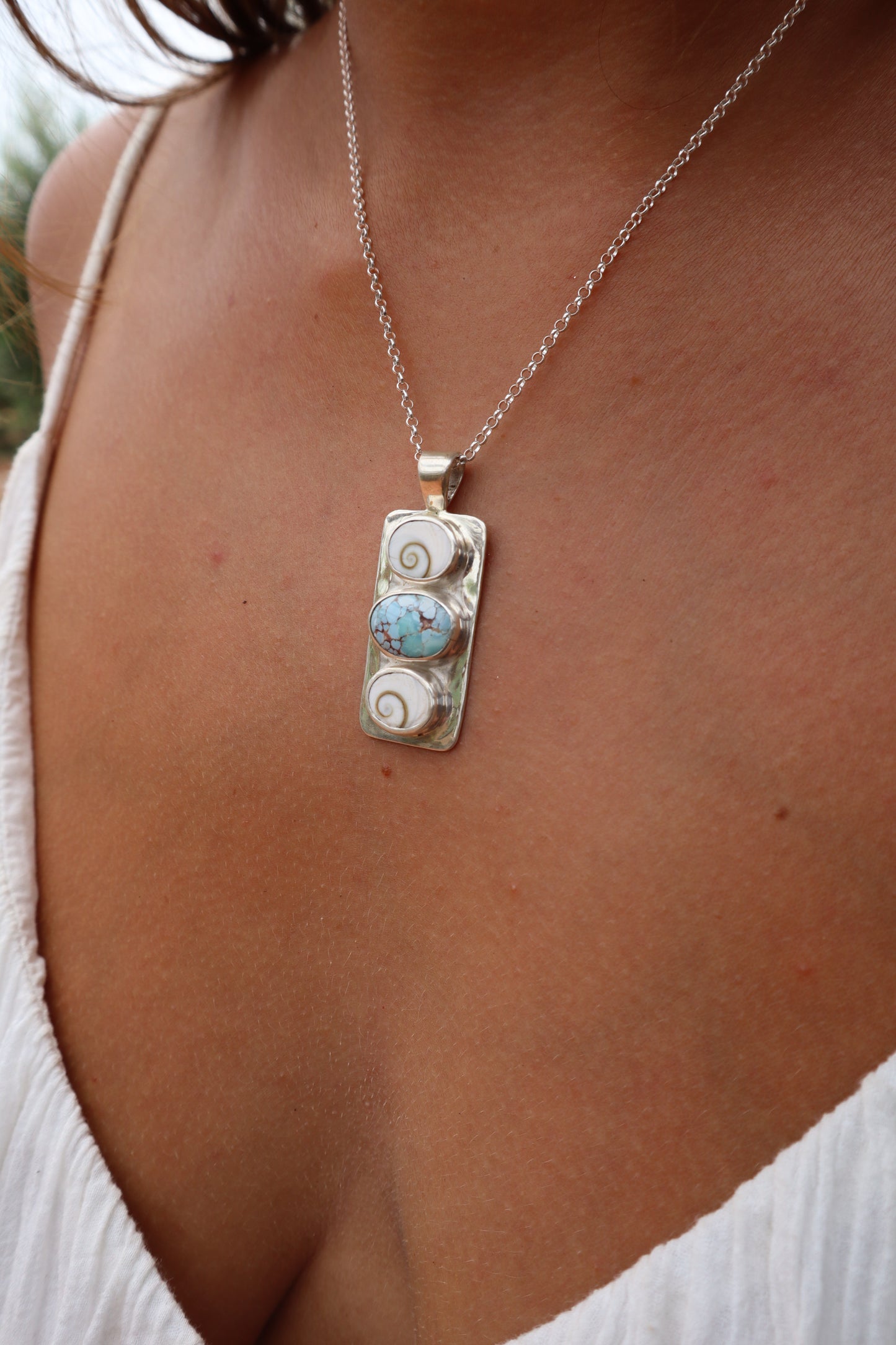 Turquoise Sea Stack Pendant