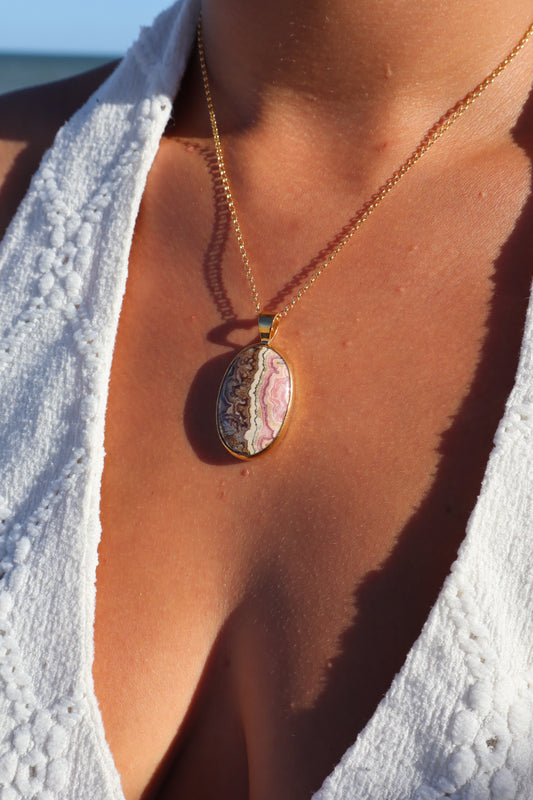 Rhodochrosite Pendant