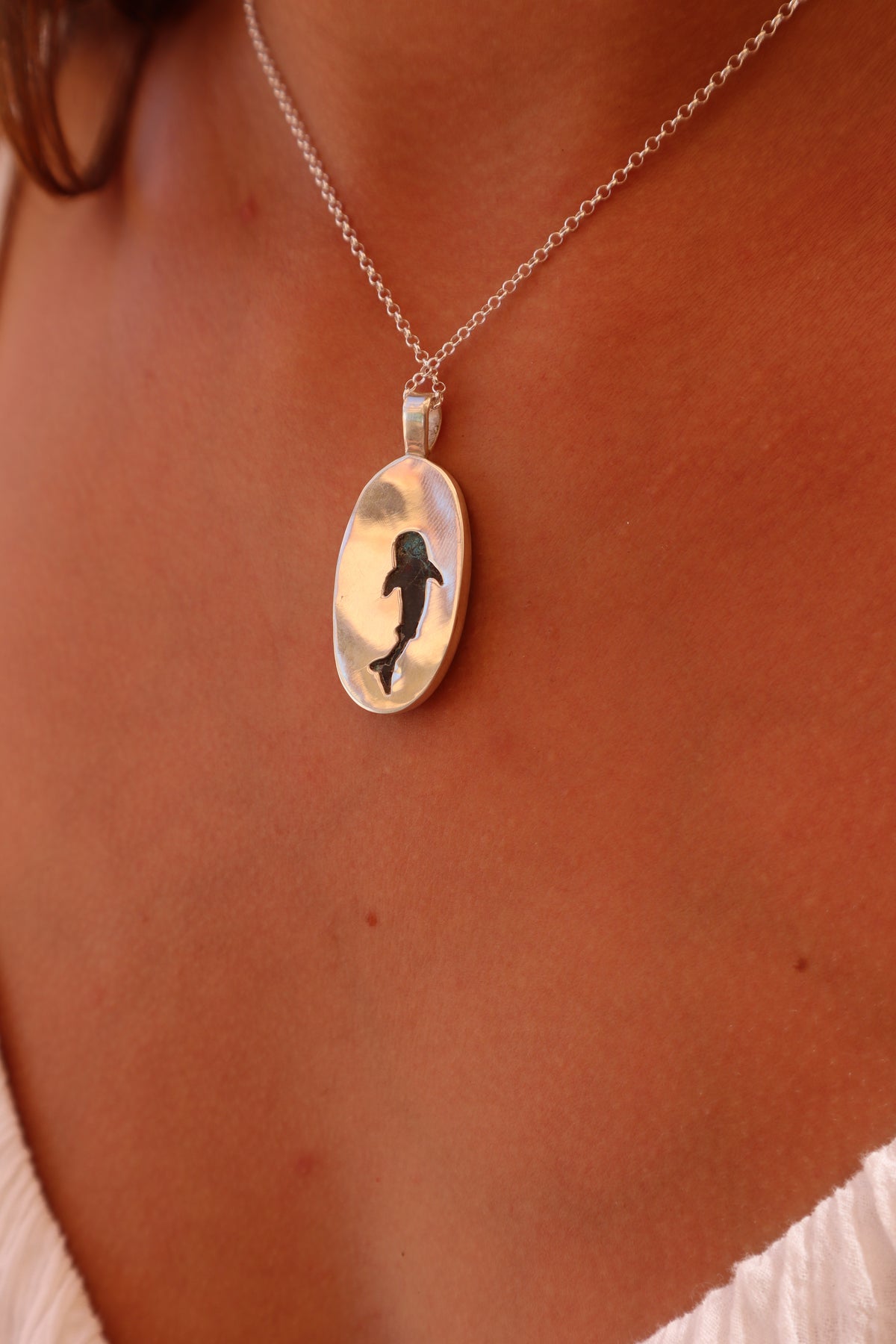 Shattuckite Whaleshark Pendant