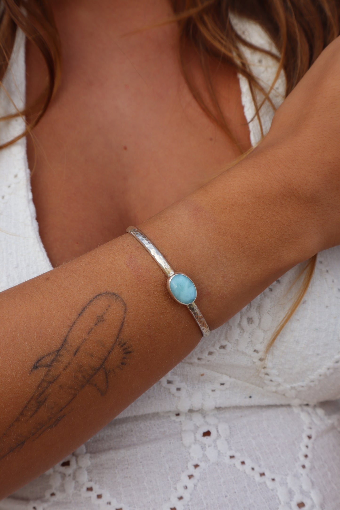 Larimar Wanderer Cuff