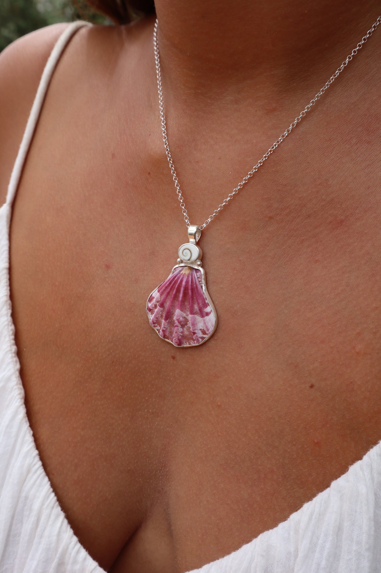 Operculum Sea Fan Pendant