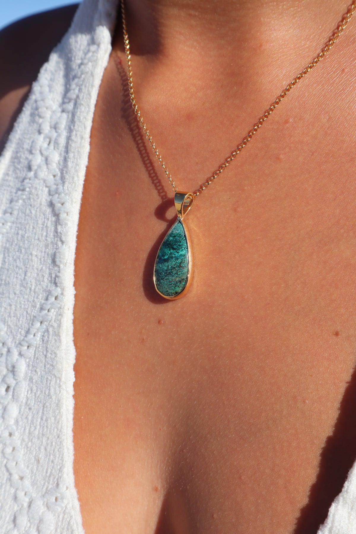 Scenic Turquoise Pendant