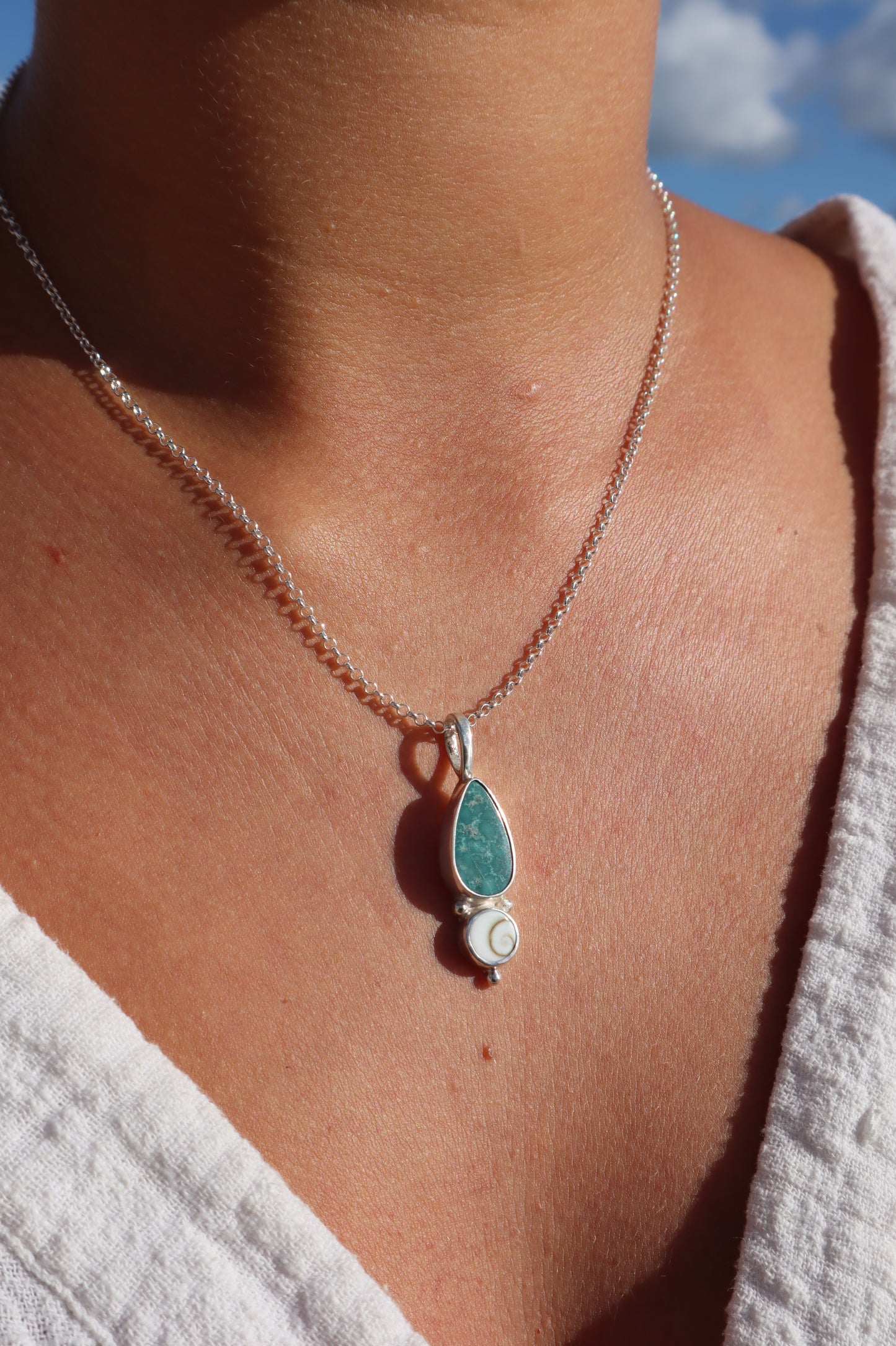 Turquoise x Operculum Pendant