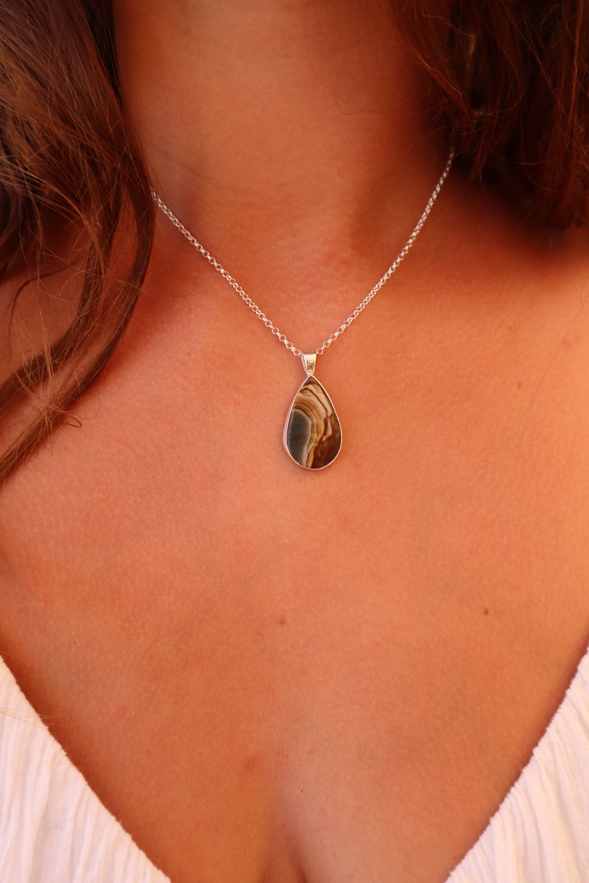 Polychrome Jasper Pendant