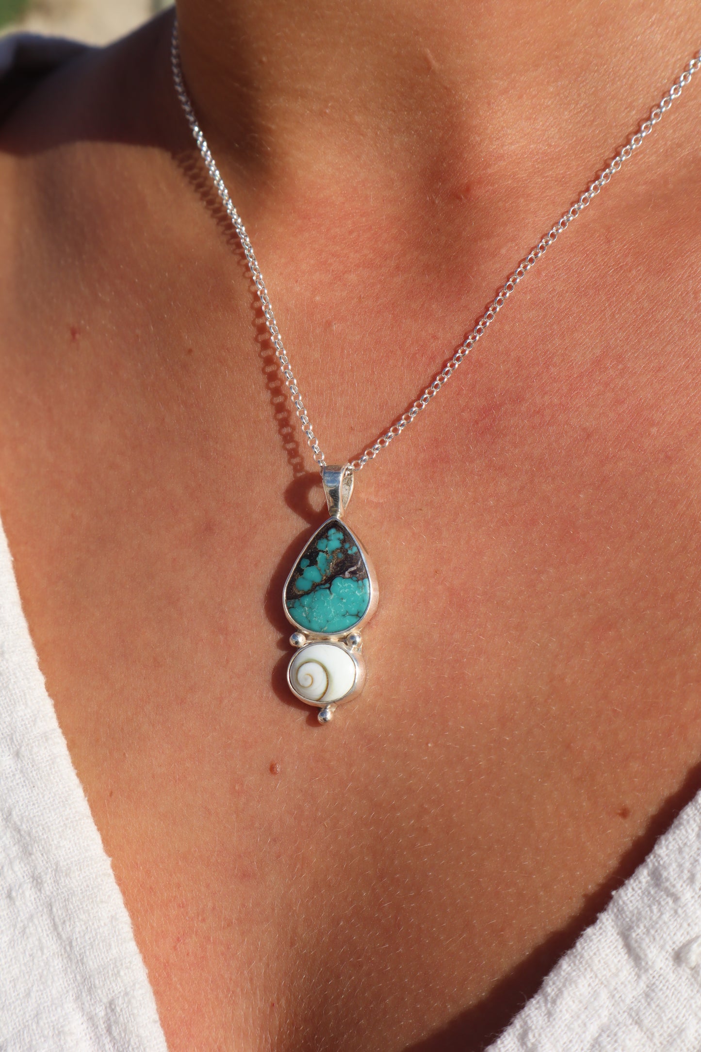 Turquoise x Operculum Pendant