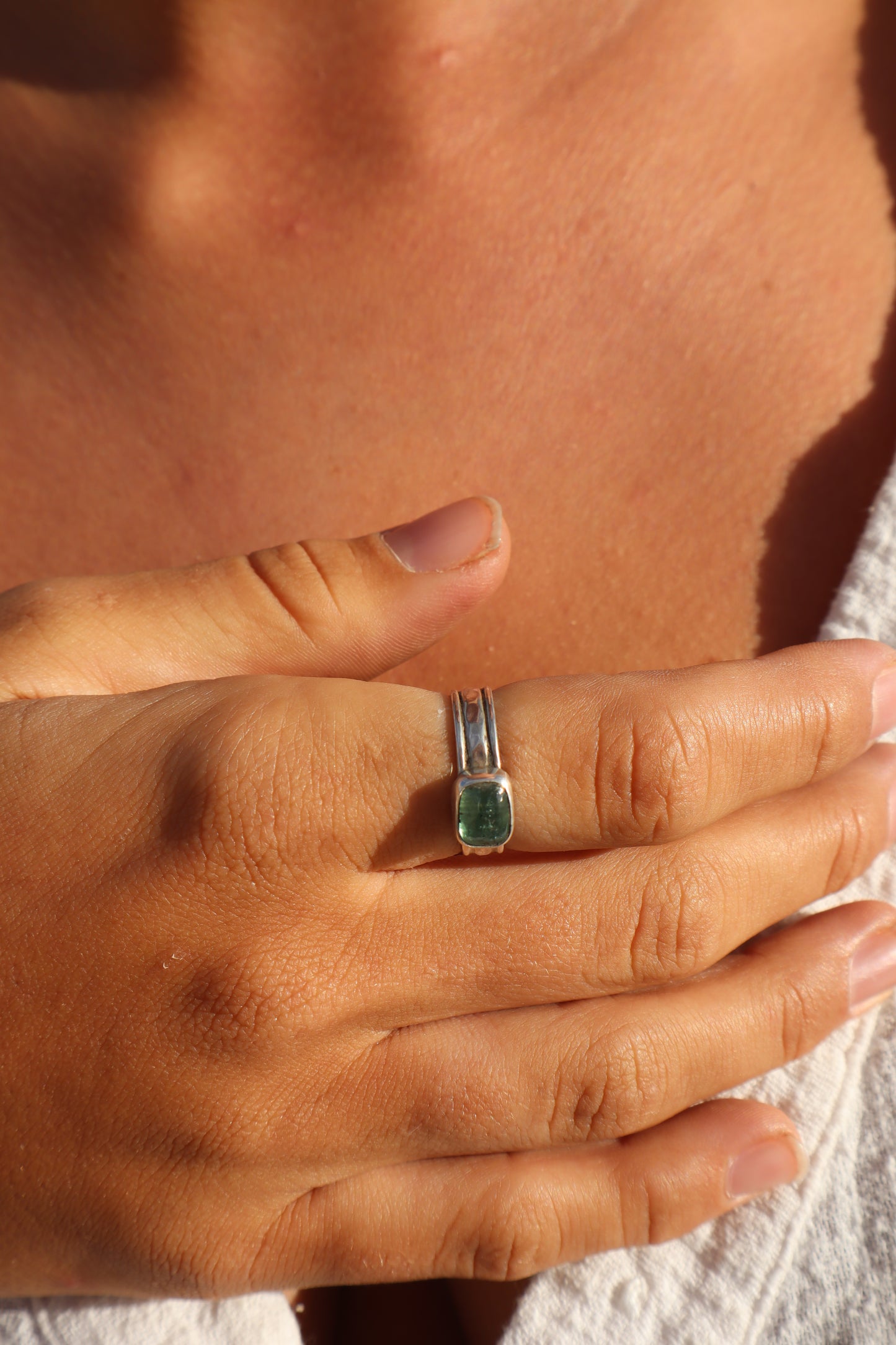 Kyanite Ring SIZE P - 7 3/4