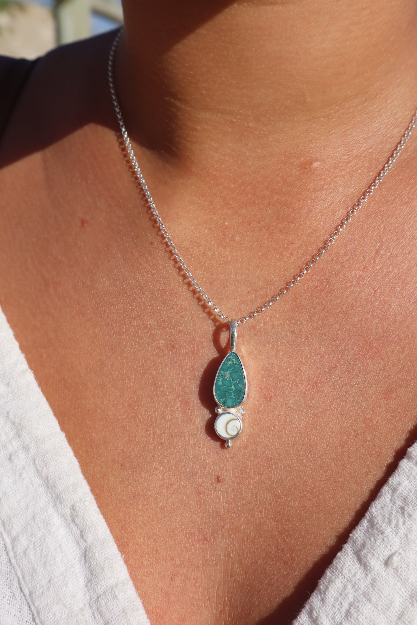 Turquoise x Operculum Pendant