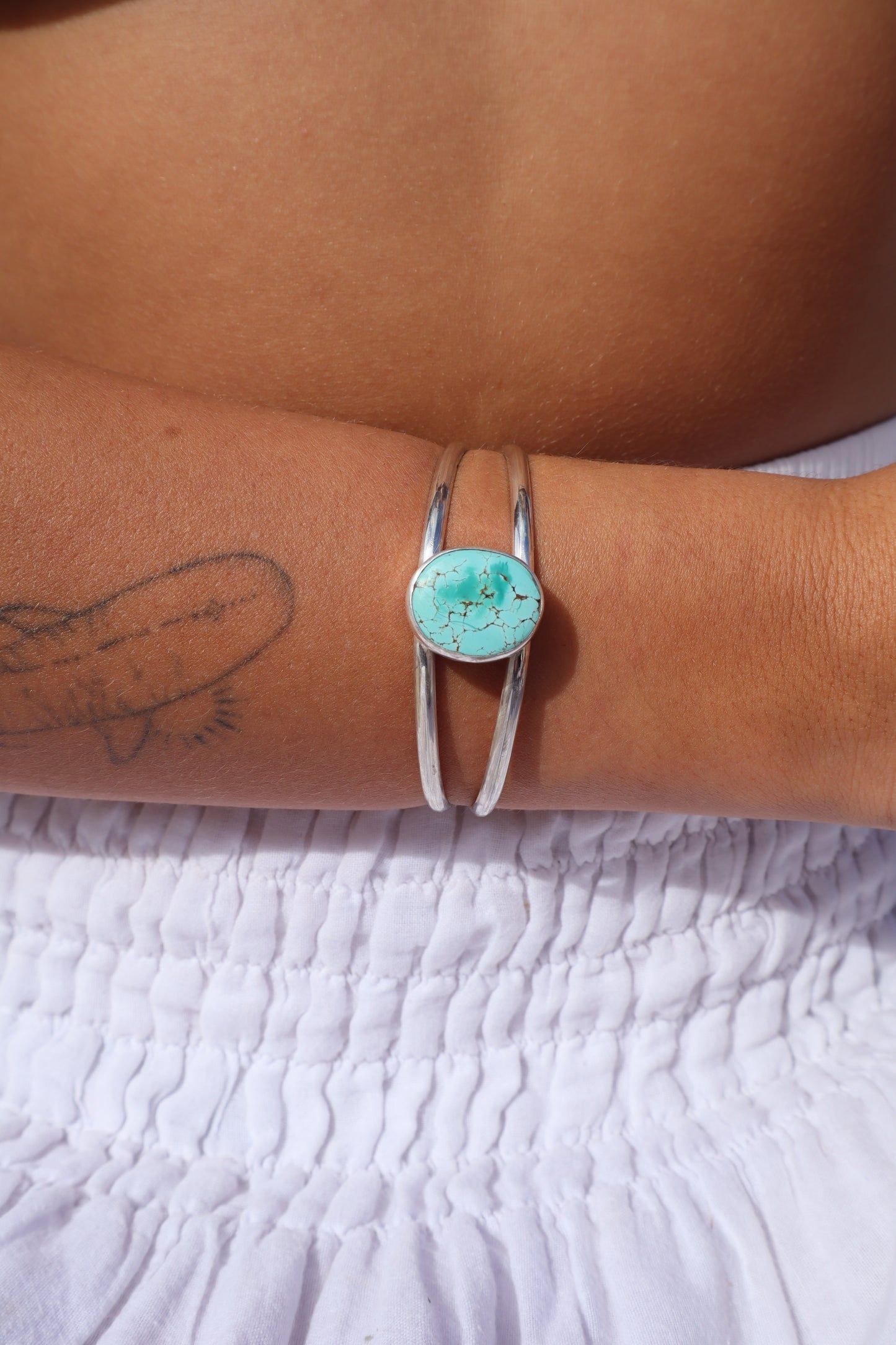 Bright Turquoise Tidal Cuff