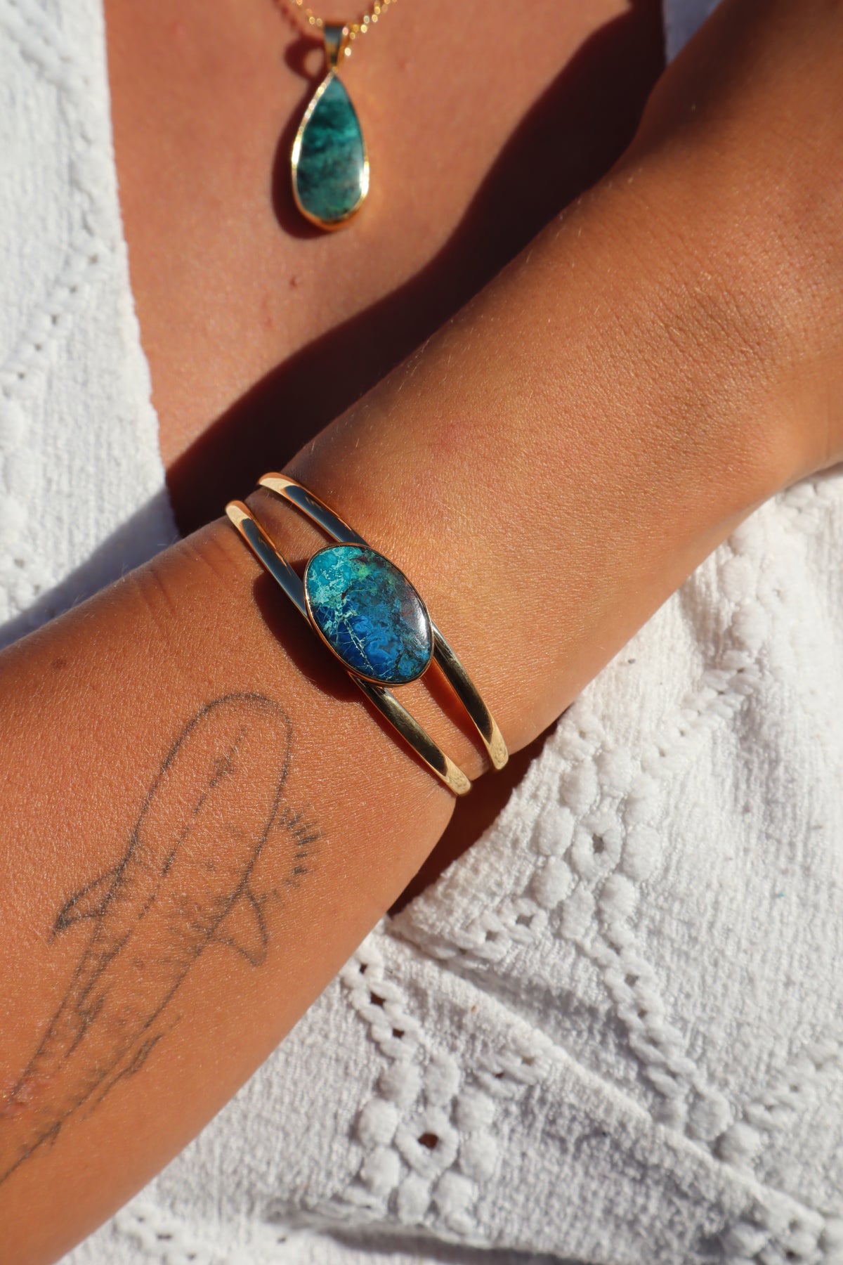 Shattuckite Tidal Cuff