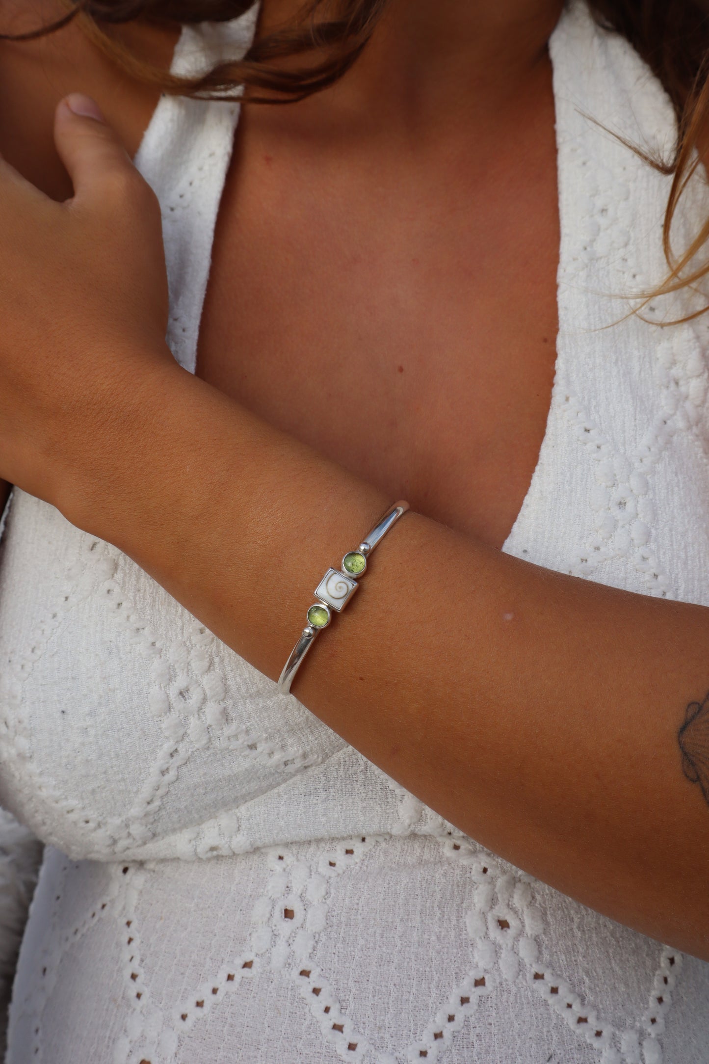 Green Kyanite Reef Cuff