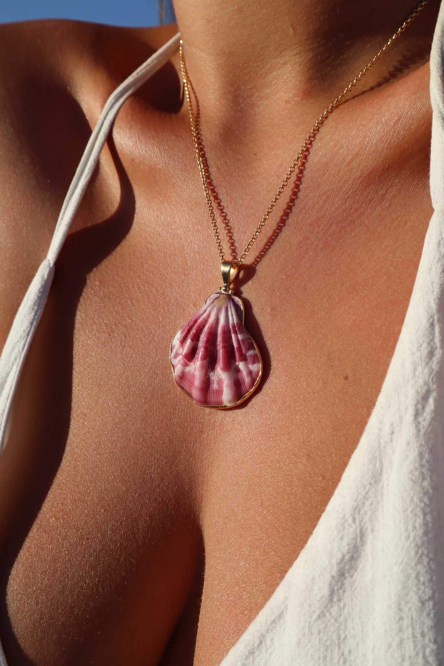 Blush Sea Fan Pendant