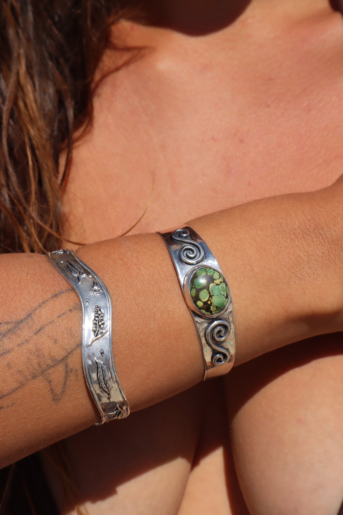 Spiral Turquoise Marella Cuff
