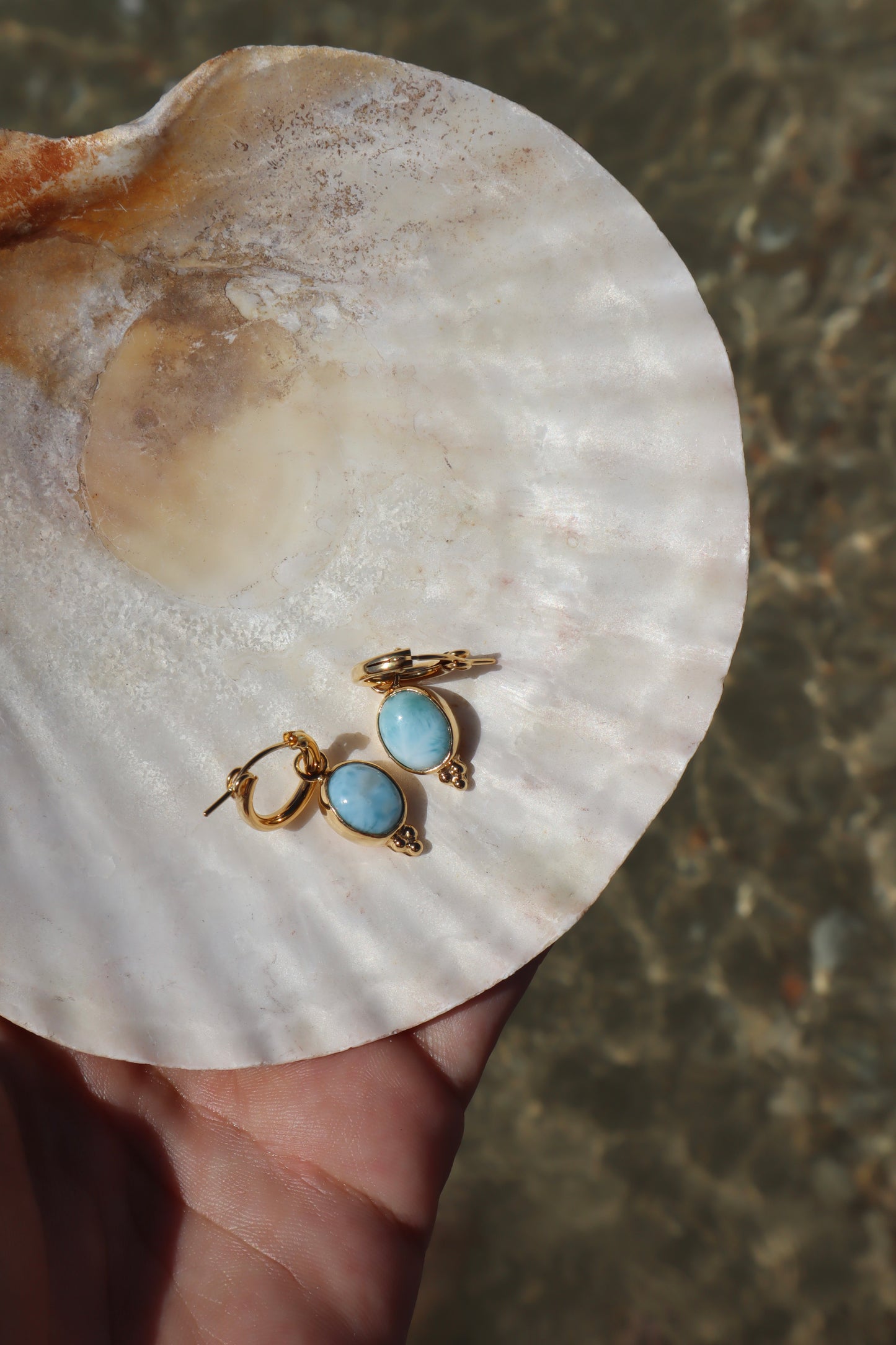 Larimar Hoops