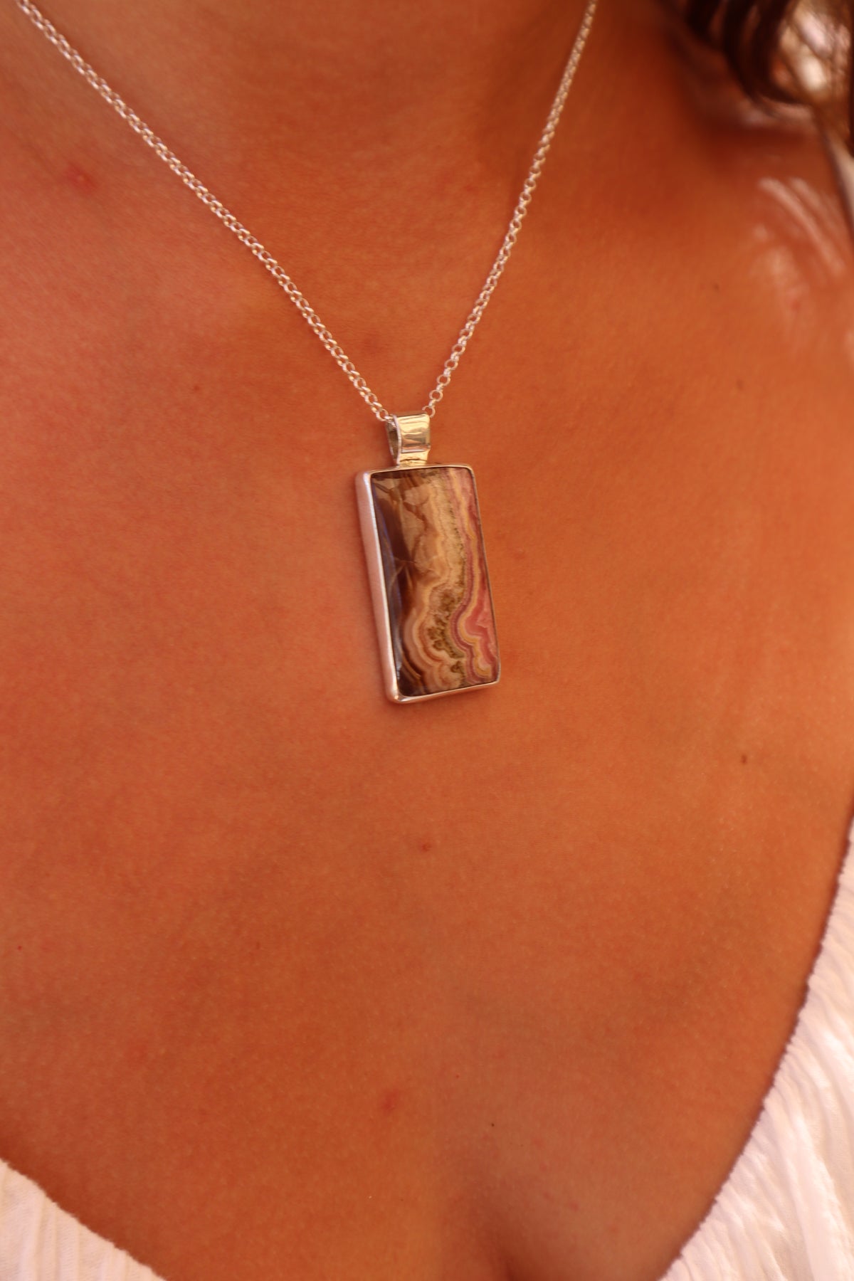 Rhodochrosite Pendant