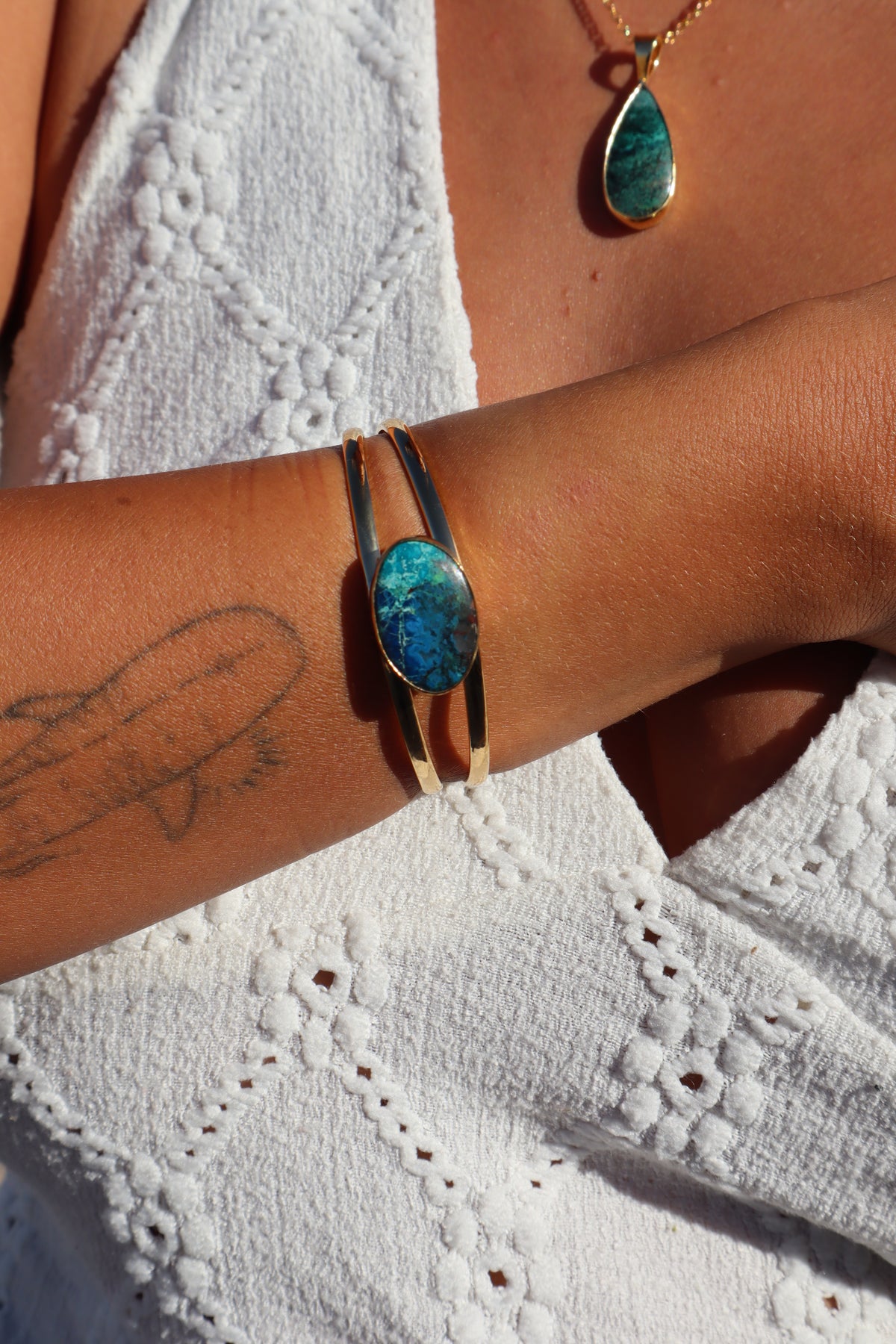 Shattuckite Tidal Cuff