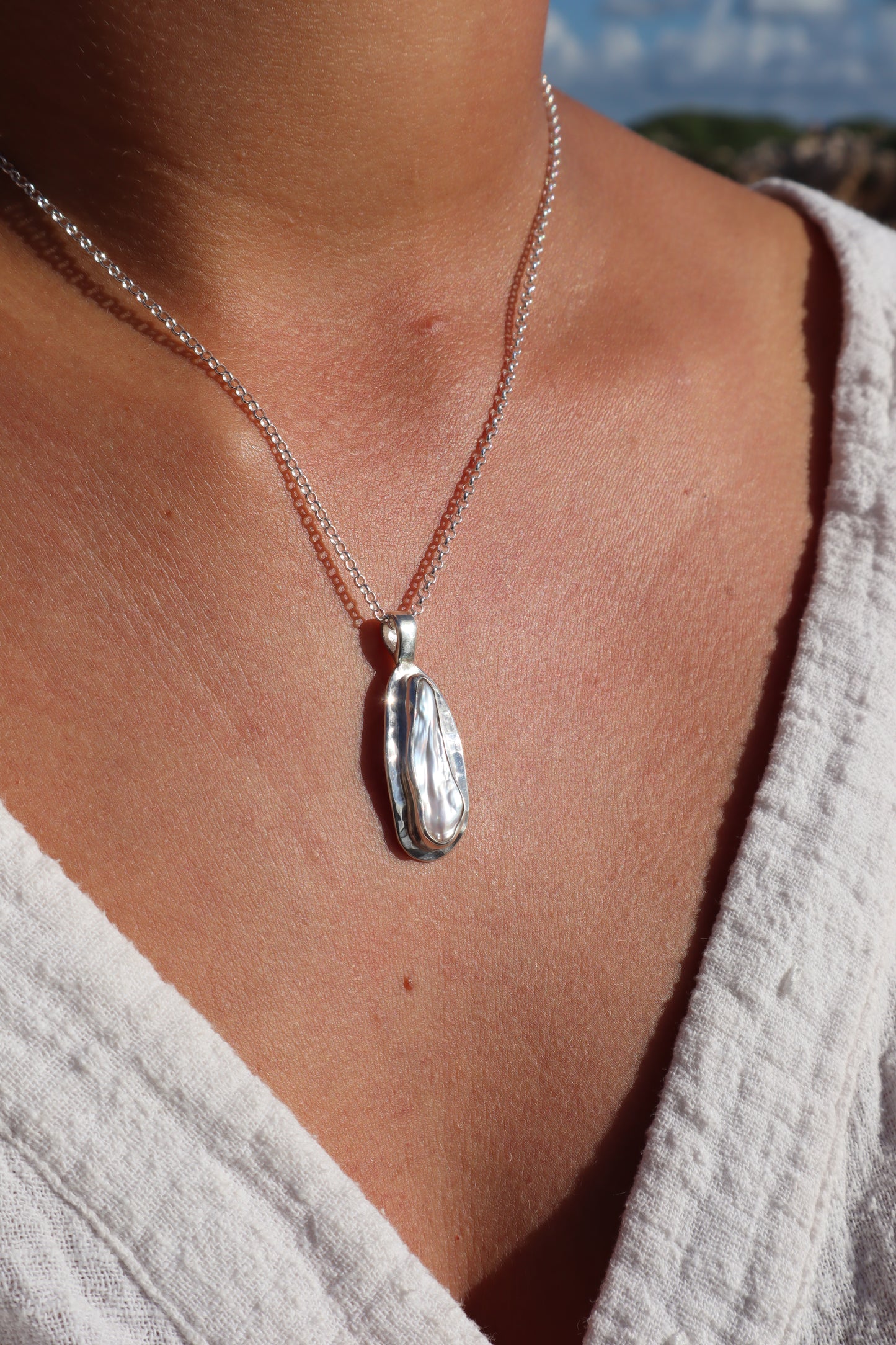 Pearl Halo Pendant