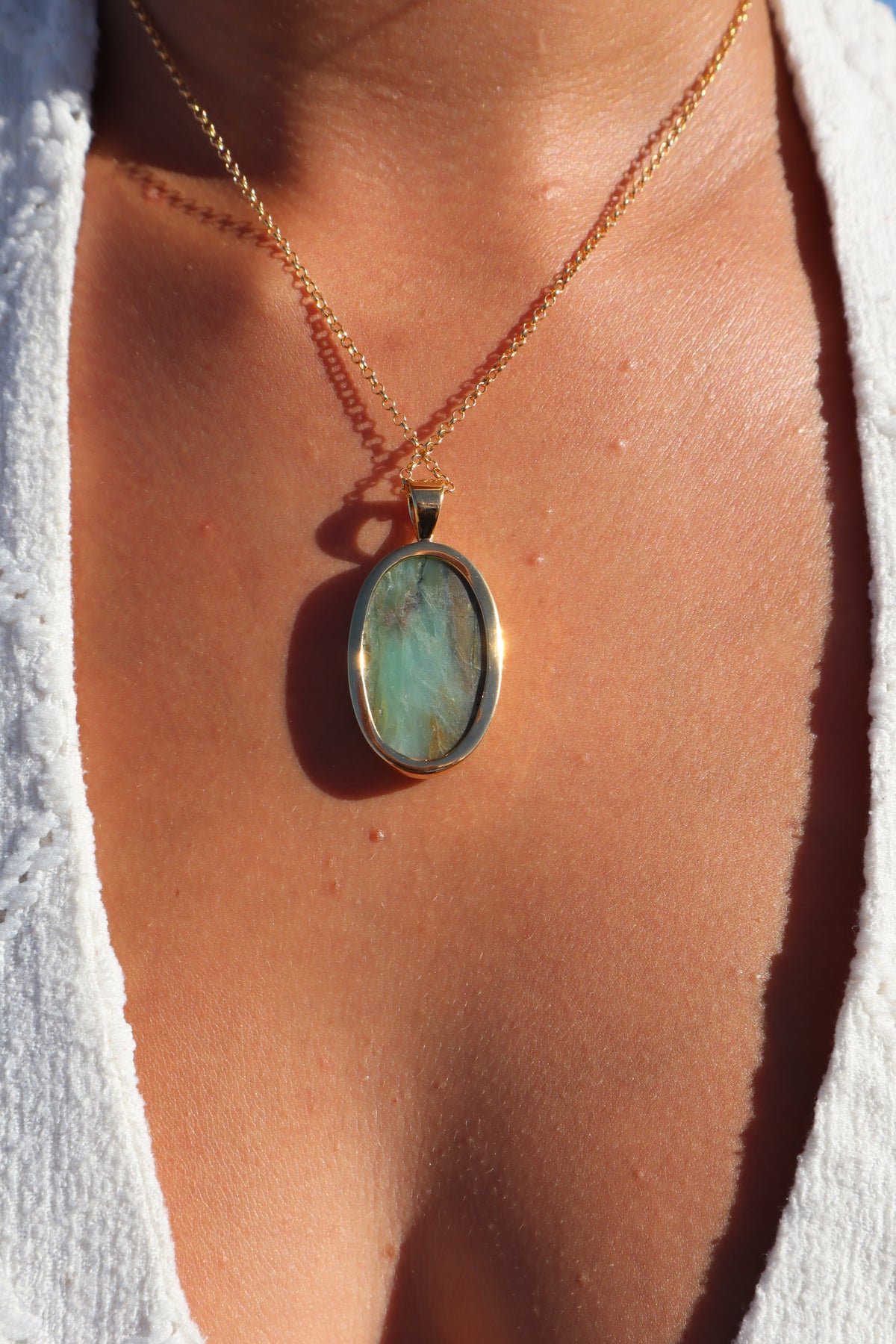 Peruvian Opal Pendant